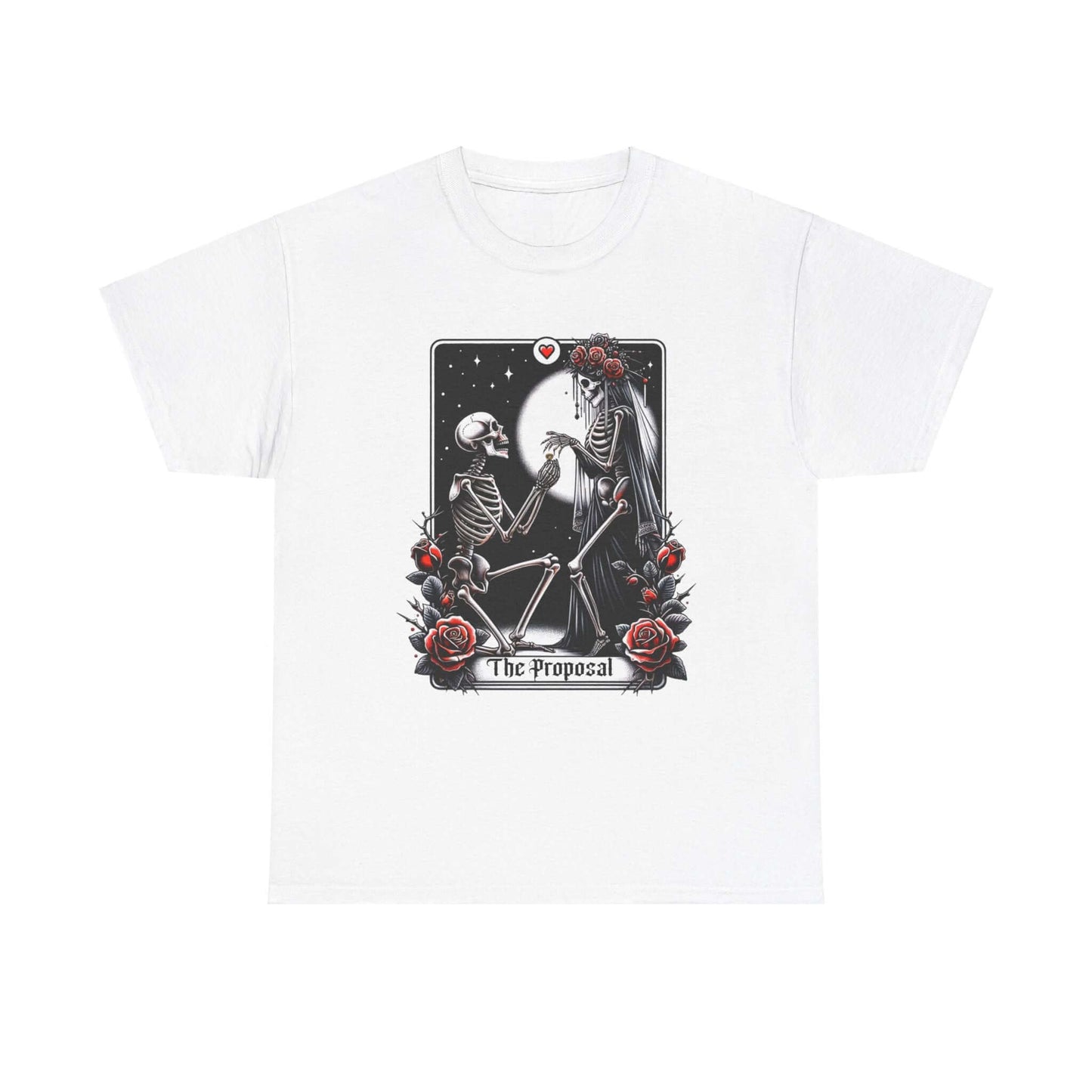 Gothic Proposal Skeleton Halloween T-Shirt, Brand63