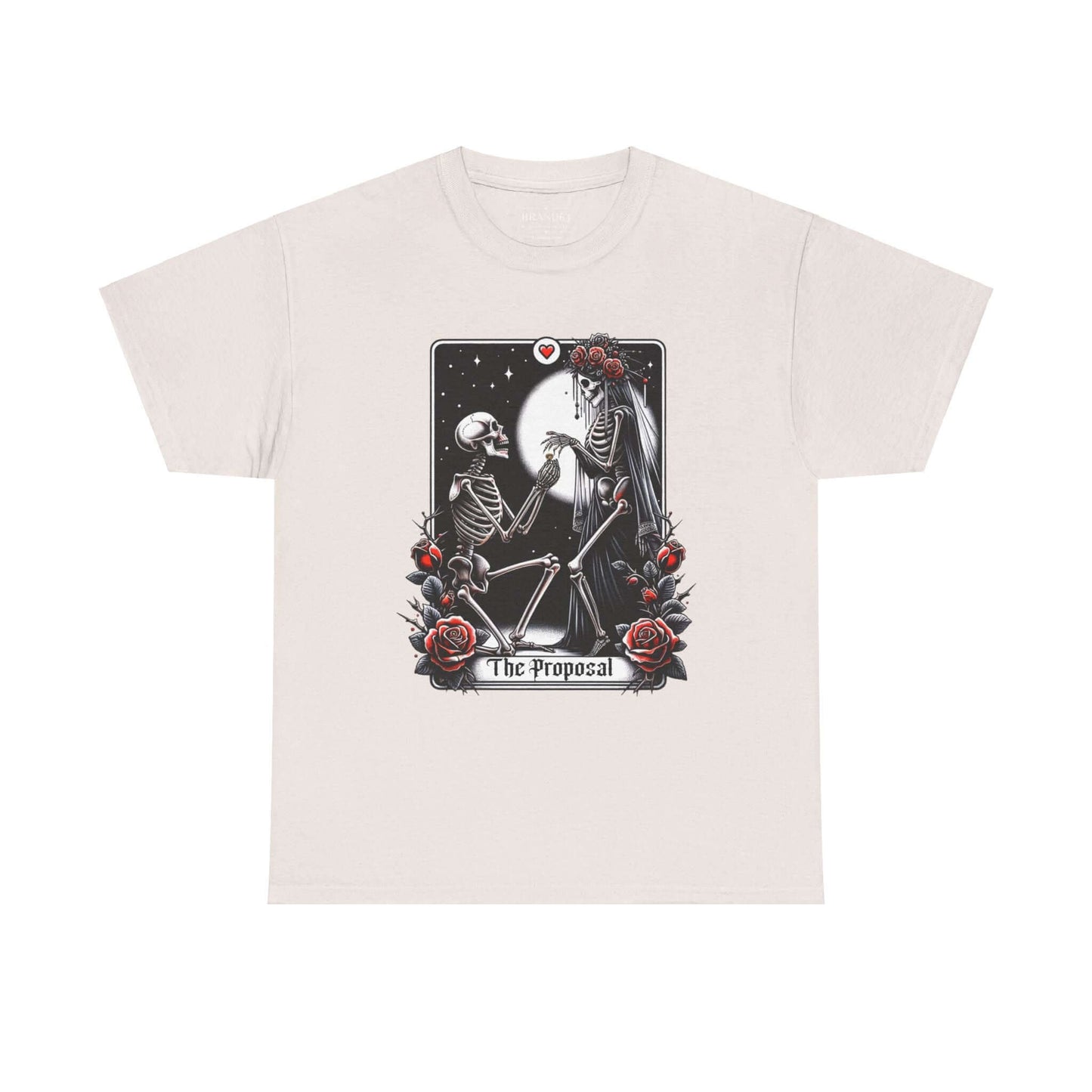 Gothic Proposal Skeleton Halloween T-Shirt, Brand63