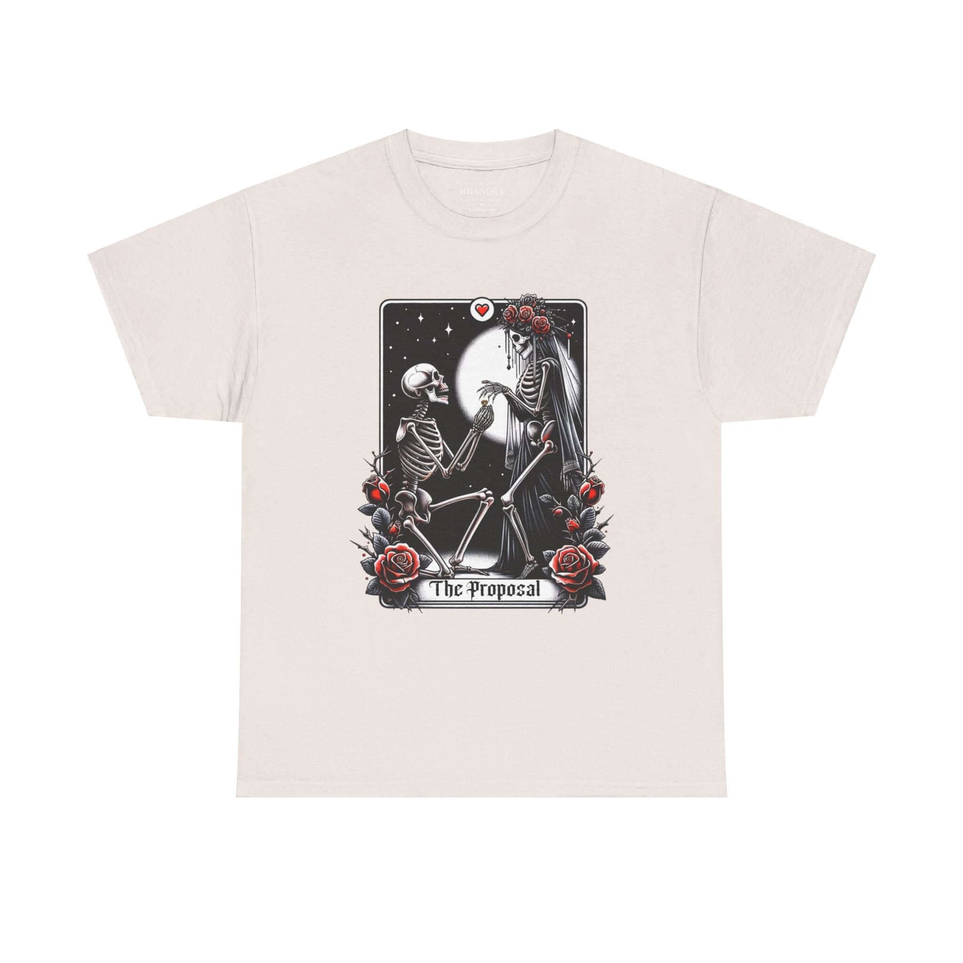 Gothic Proposal Skeleton Halloween T-Shirt, Brand63