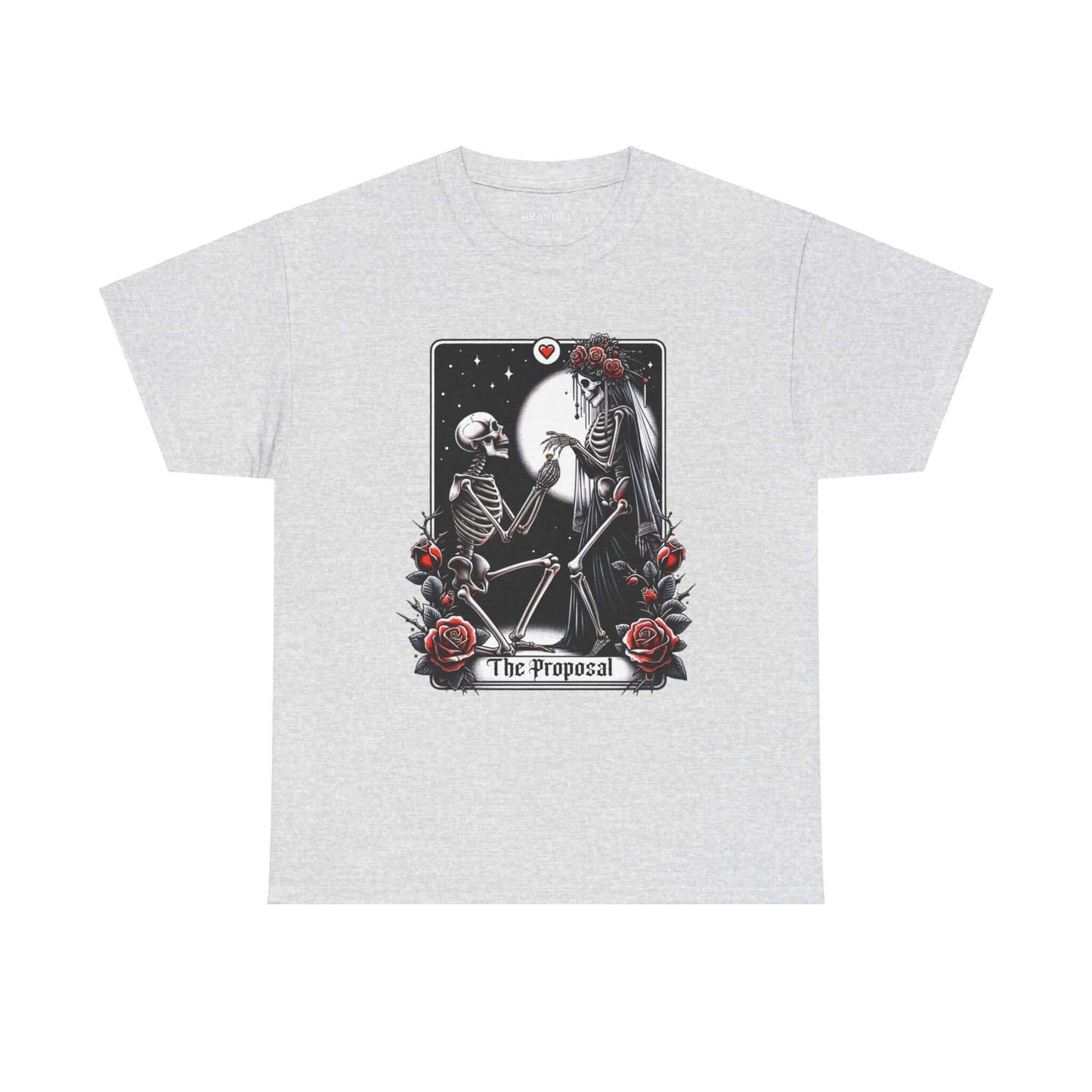 Gothic Proposal Skeleton Halloween T-Shirt, Brand63
