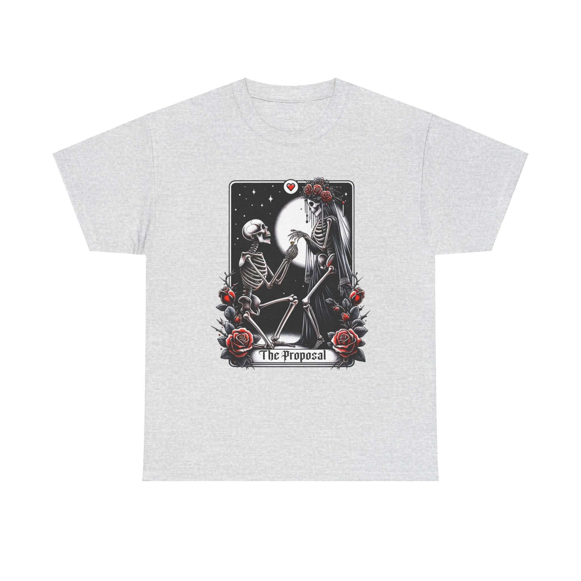 Gothic Proposal Skeleton Halloween T-Shirt, Brand63