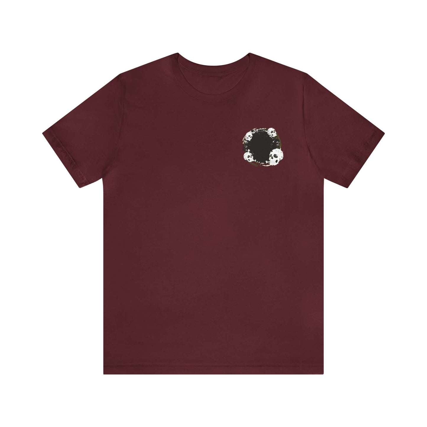 Graphic Skull - Jersey T-Shirt | "Look Within Yourself" Front/Back Print, Brand63