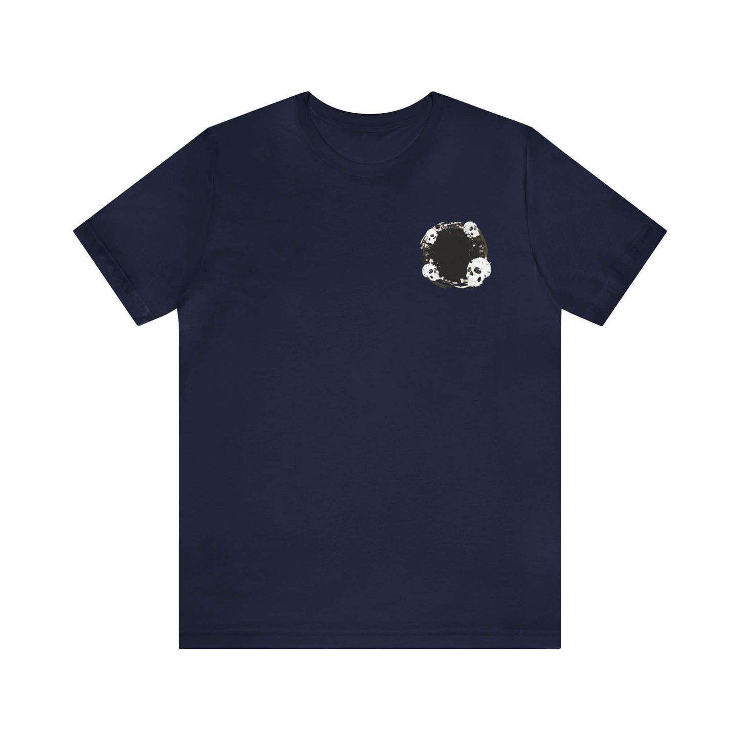 Graphic Skull - Jersey T-Shirt | "Look Within Yourself" Front/Back Print, Brand63
