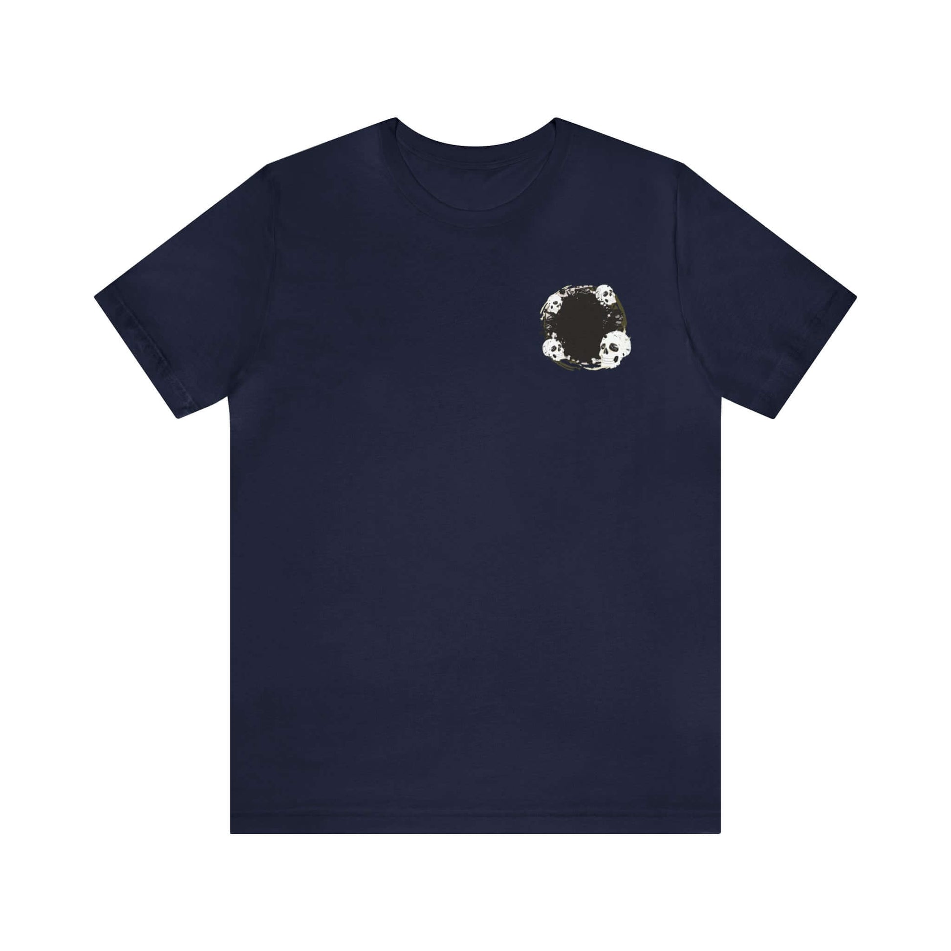 Graphic Skull - Jersey T-Shirt | "Look Within Yourself" Front/Back Print, Brand63