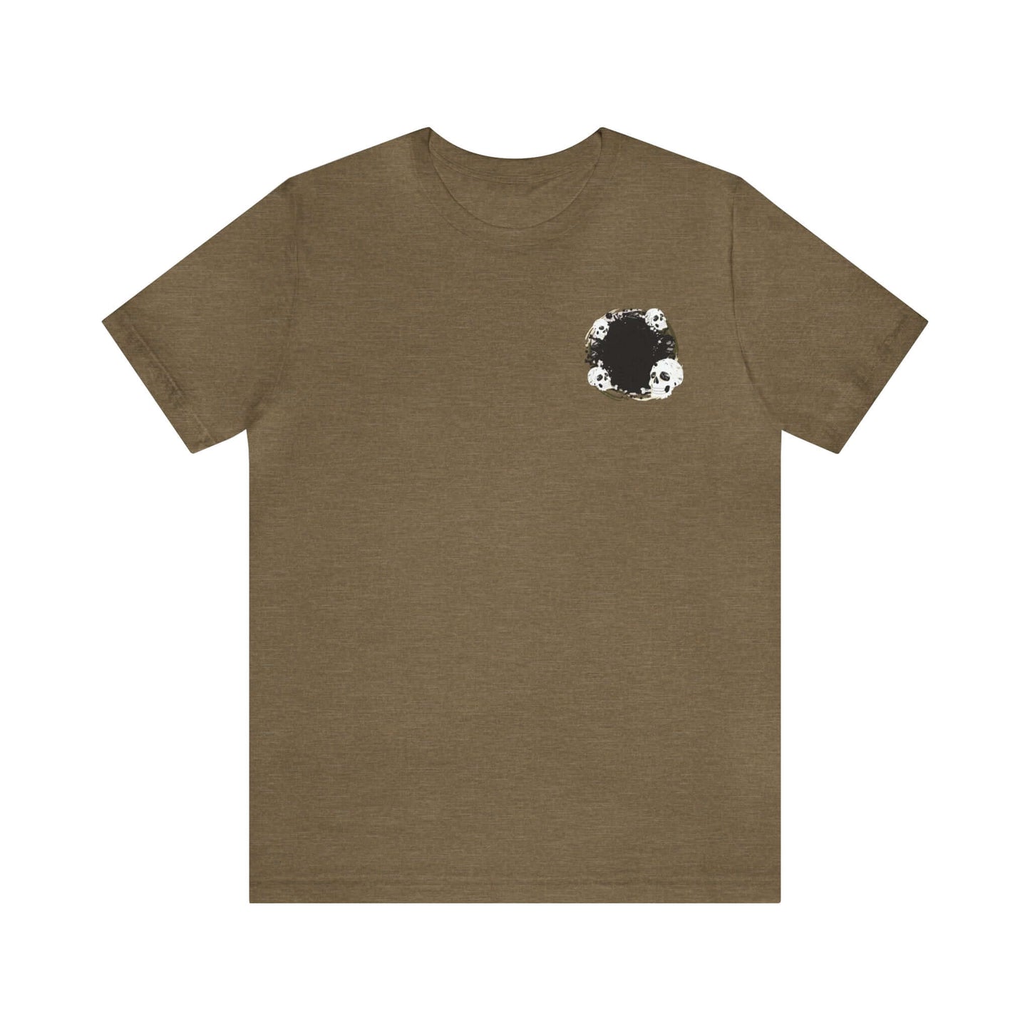 Graphic Skull - Jersey T-Shirt | "Look Within Yourself" Front/Back Print, Brand63