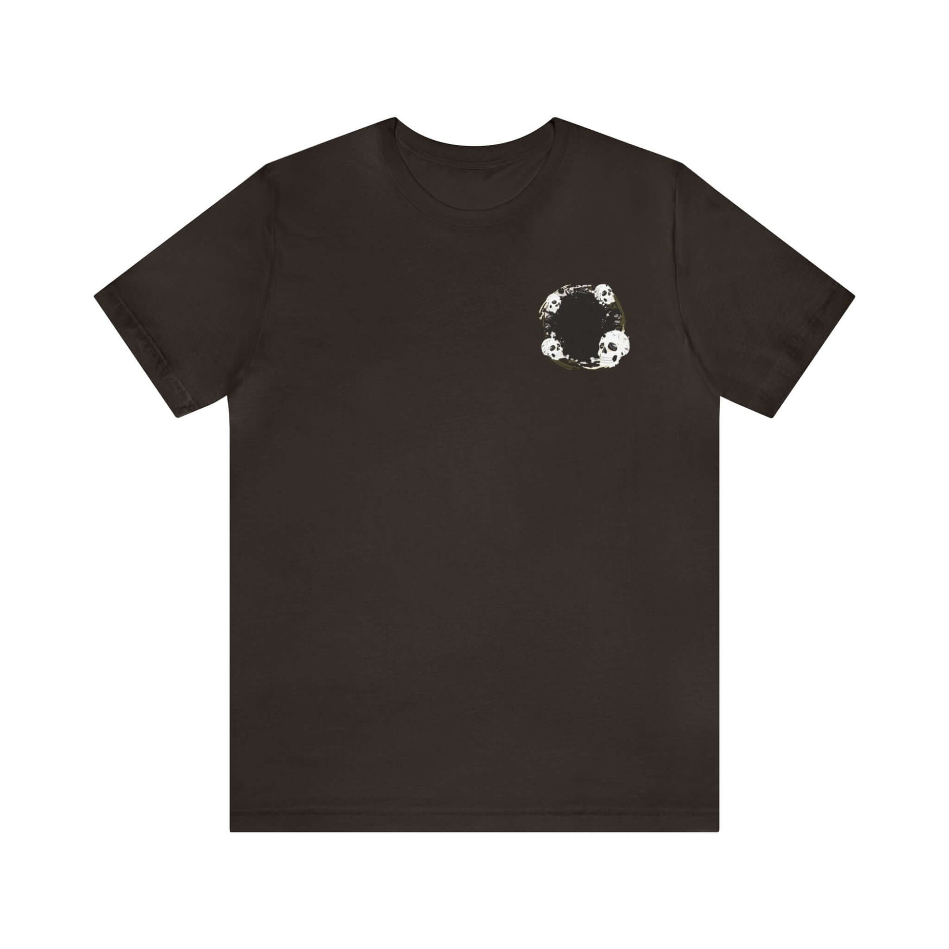 Graphic Skull - Jersey T-Shirt | "Look Within Yourself" Front/Back Print, Brand63