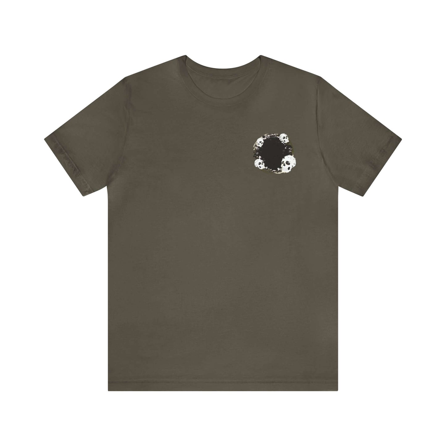 Graphic Skull - Jersey T-Shirt | "Look Within Yourself" Front/Back Print, Brand63