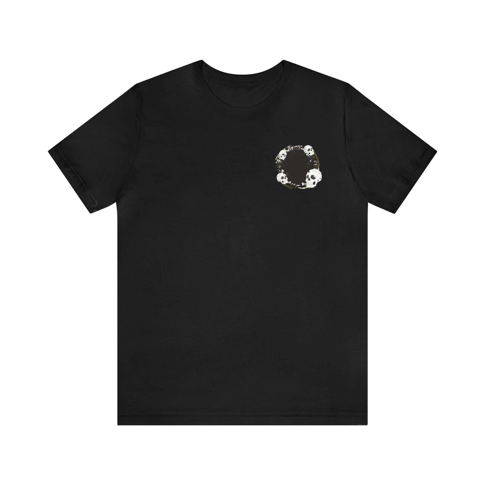 Graphic Skull - Jersey T-Shirt | "Look Within Yourself" Front/Back Print, Brand63