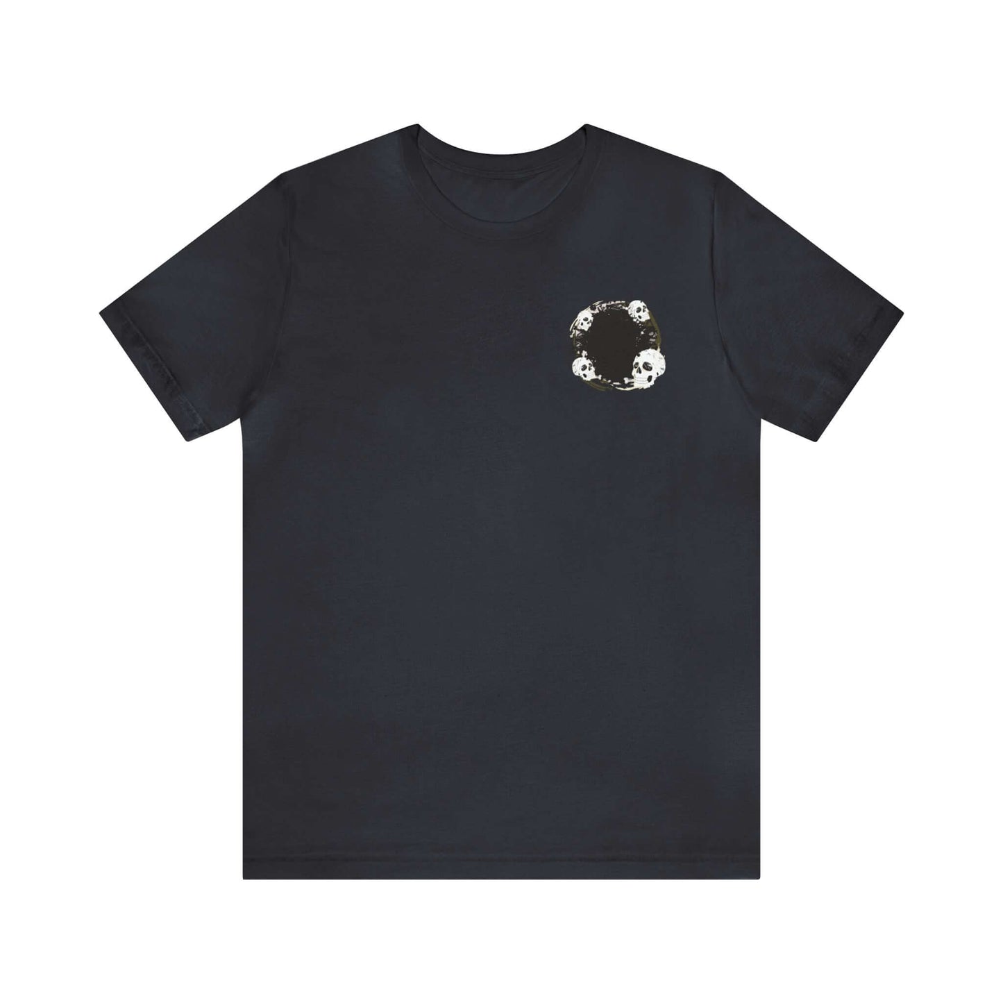 Graphic Skull - Jersey T-Shirt | "Look Within Yourself" Front/Back Print, Brand63