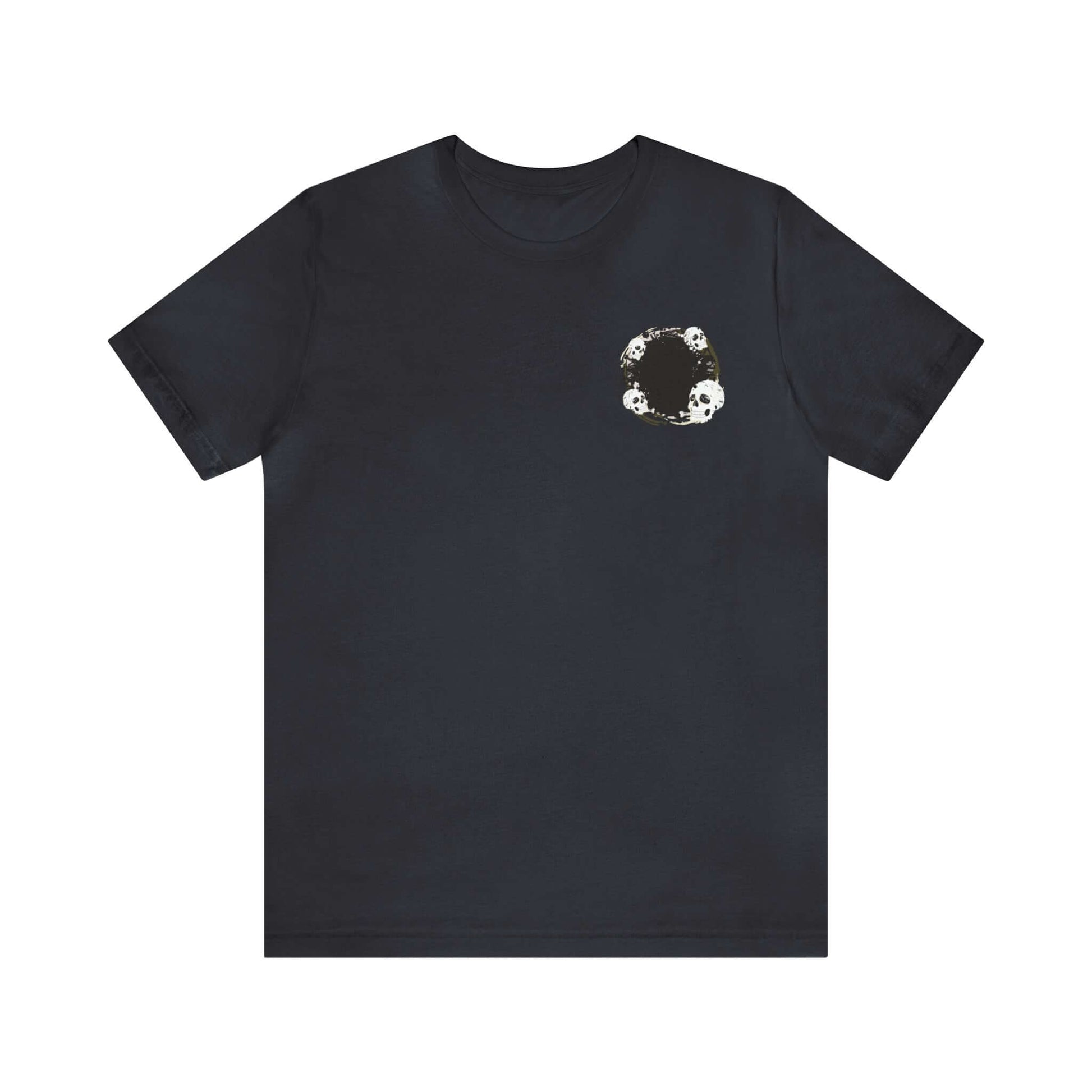 Graphic Skull - Jersey T-Shirt | "Look Within Yourself" Front/Back Print, Brand63