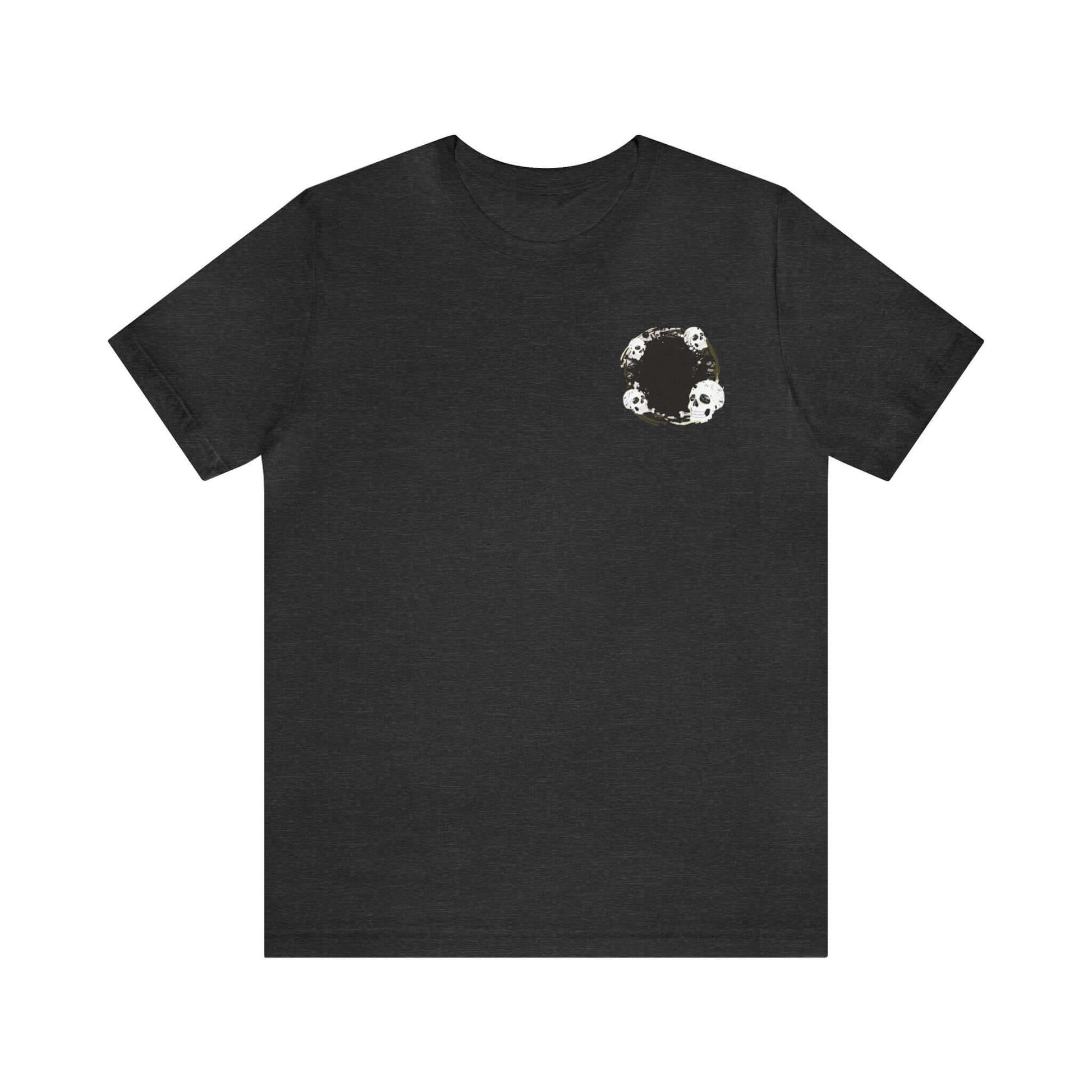Graphic Skull - Jersey T-Shirt | "Look Within Yourself" Front/Back Print, Brand63