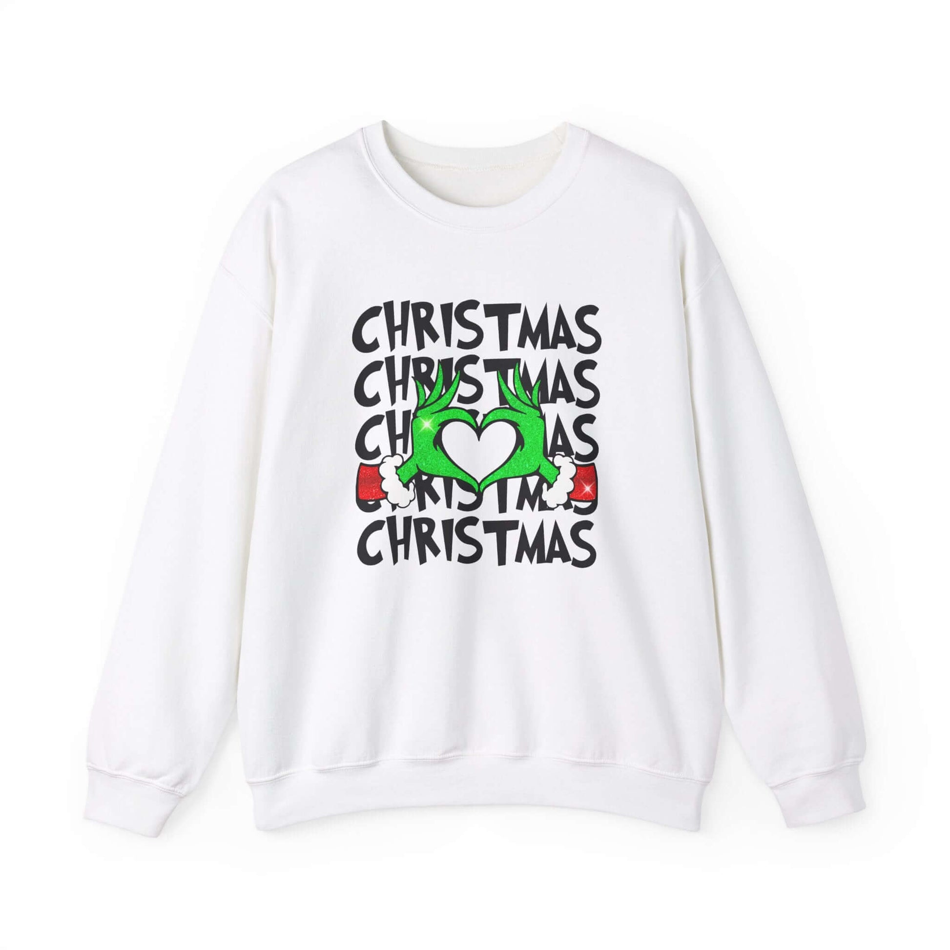 Grinchy Christmas Love Crewneck Sweatshirt, Brand63