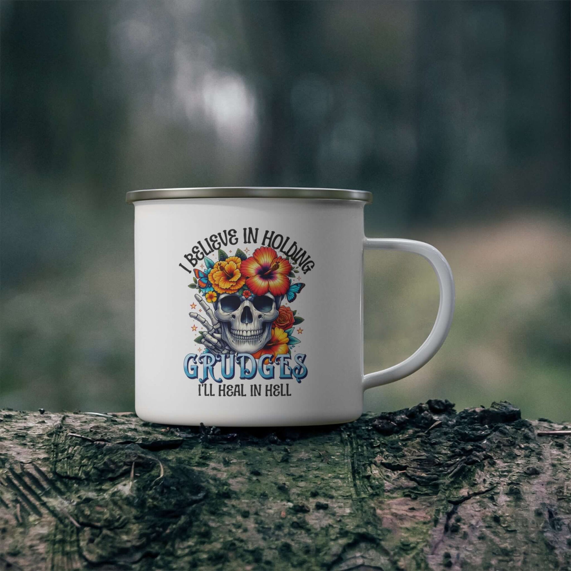 Grudge Outdoor Adventure Camping Mug, Brand63