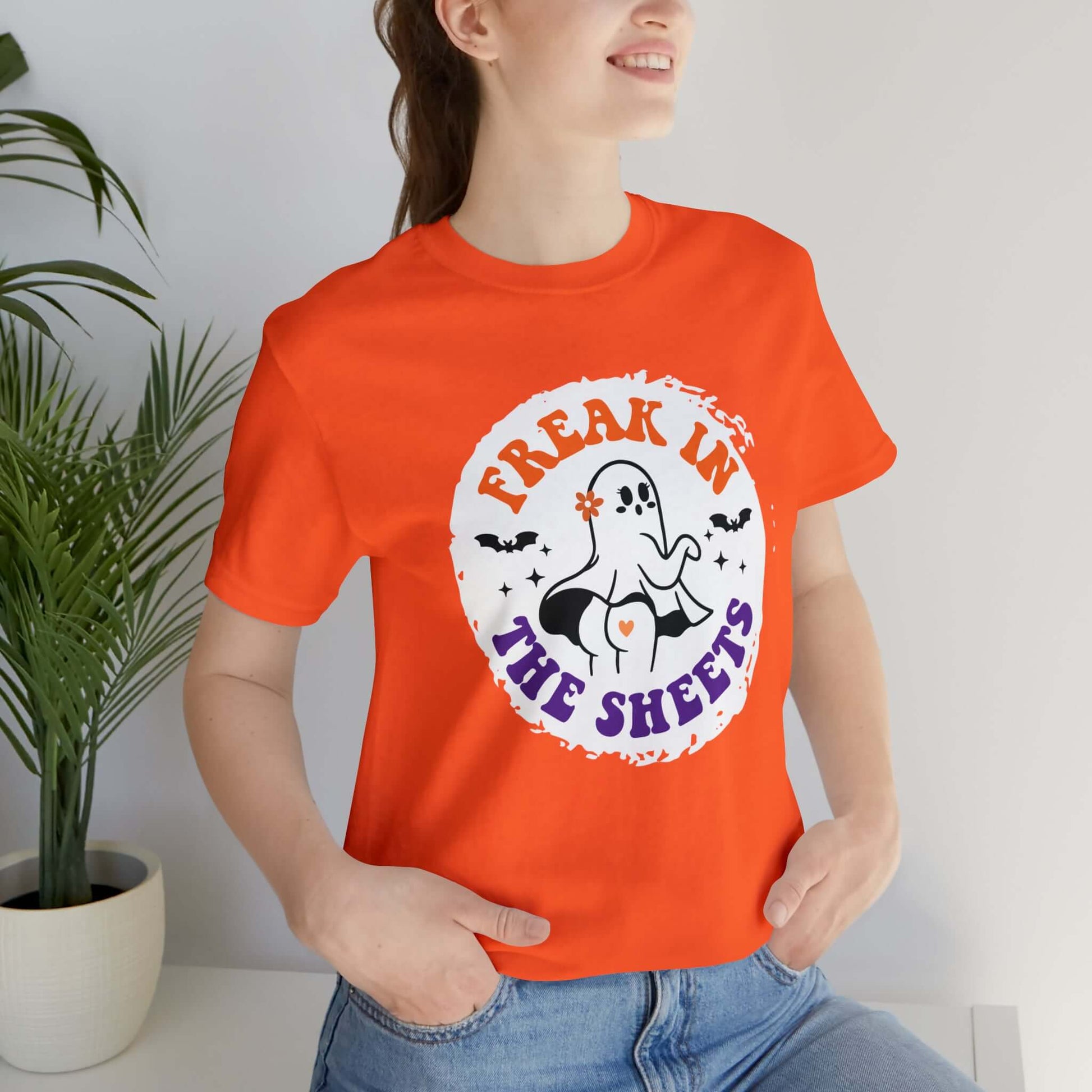 Halloween Freak in The Sheets Ghost Shirt, Brand63