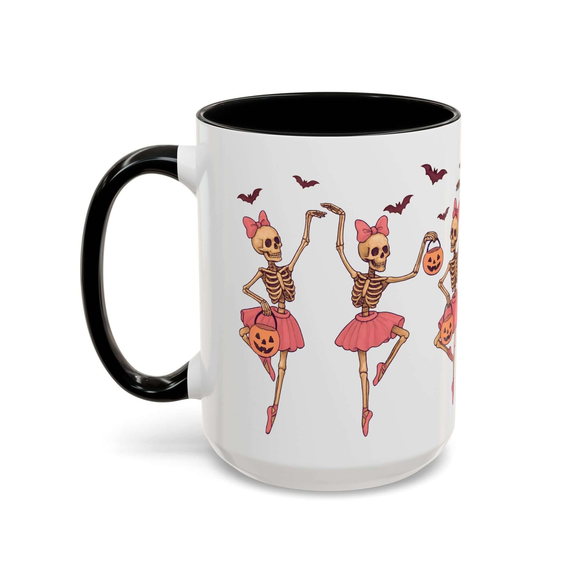 Halloween Skeleton Ballerina Dancers Mug, Brand63