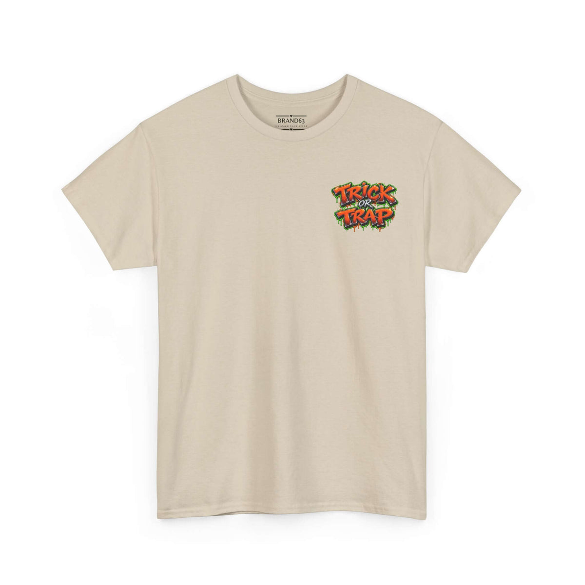 Halloween Trick or Trap Urban Streetwear T-Shirt, Brand63