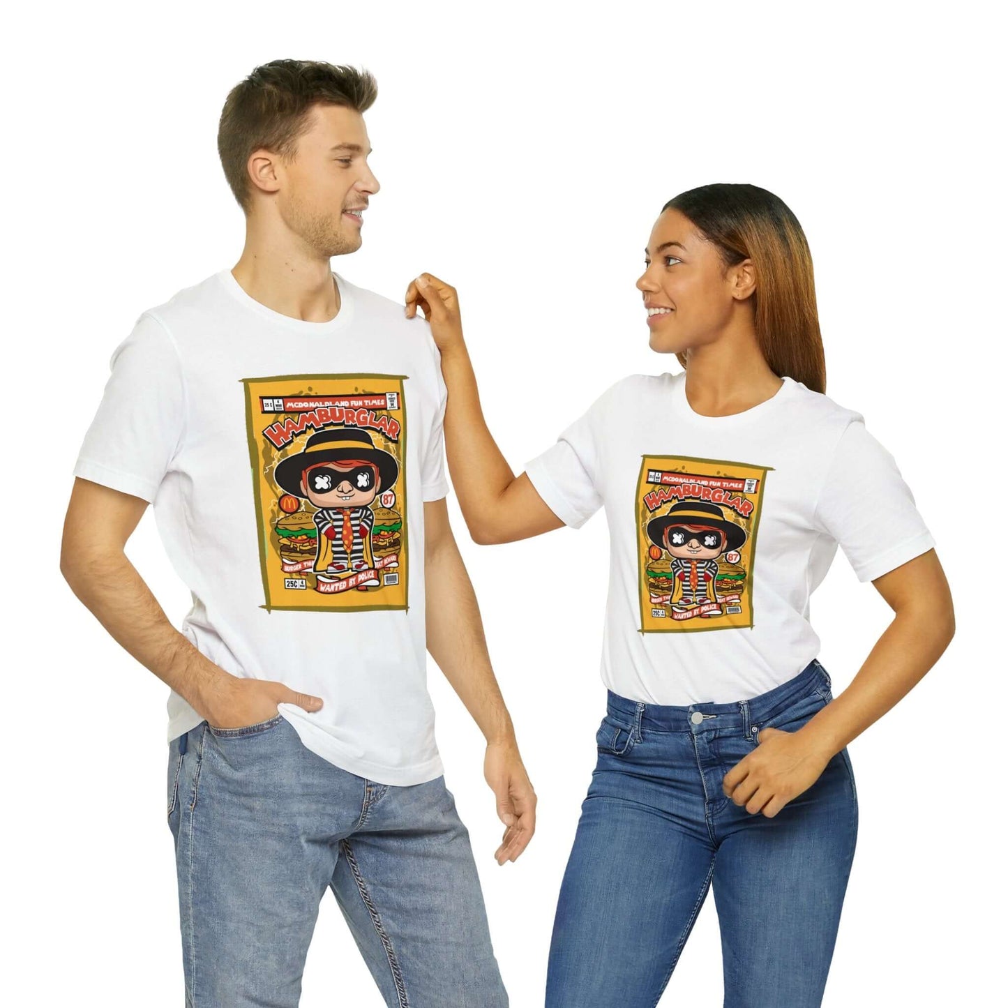 Hamburglar Retro Comic Book-Pop Art Graphic T-shirt, Brand63