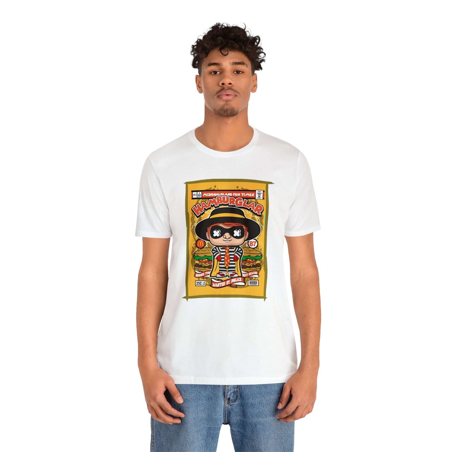 Hamburglar Retro Comic Book-Pop Art Graphic T-shirt, Brand63