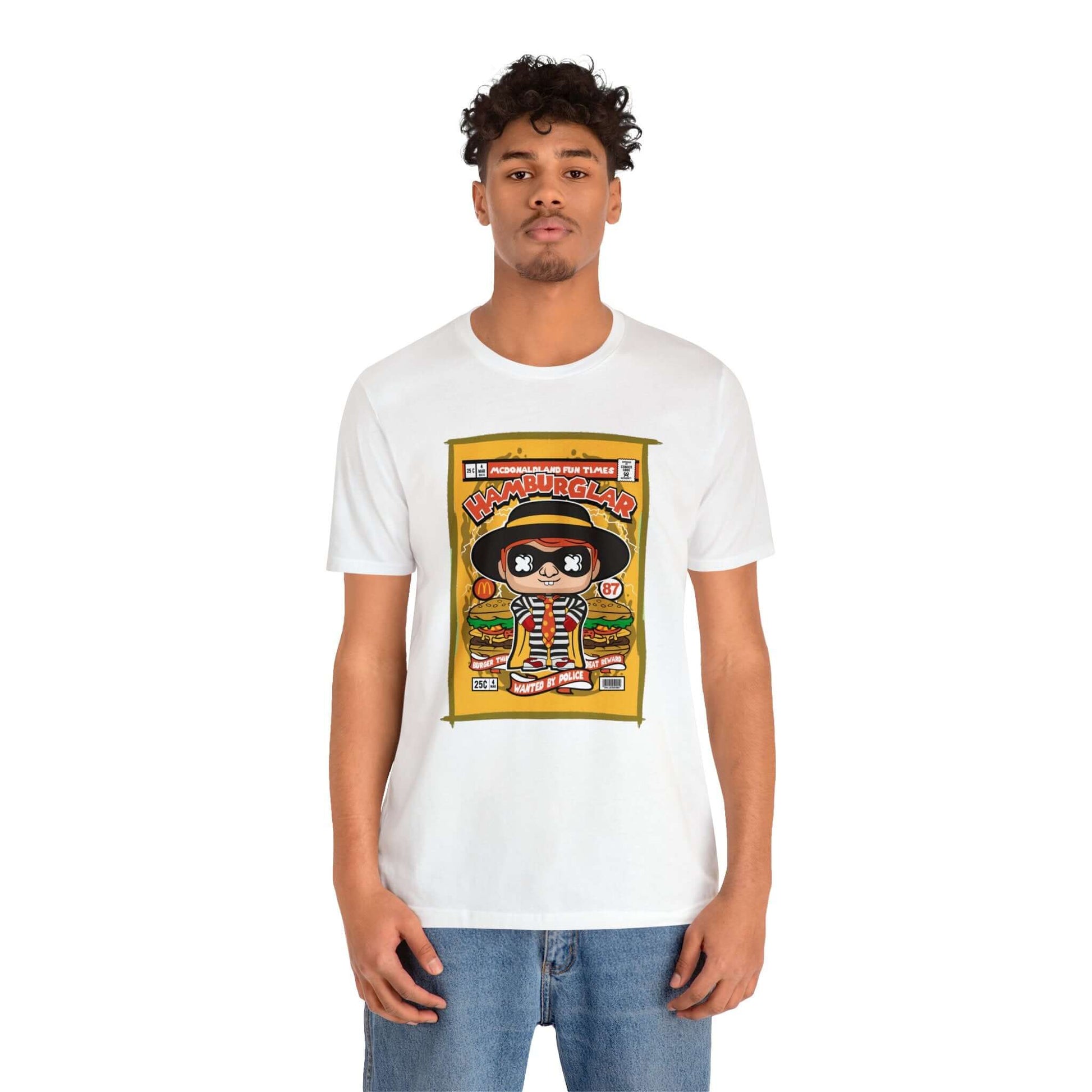 Hamburglar Retro Comic Book-Pop Art Graphic T-shirt, Brand63