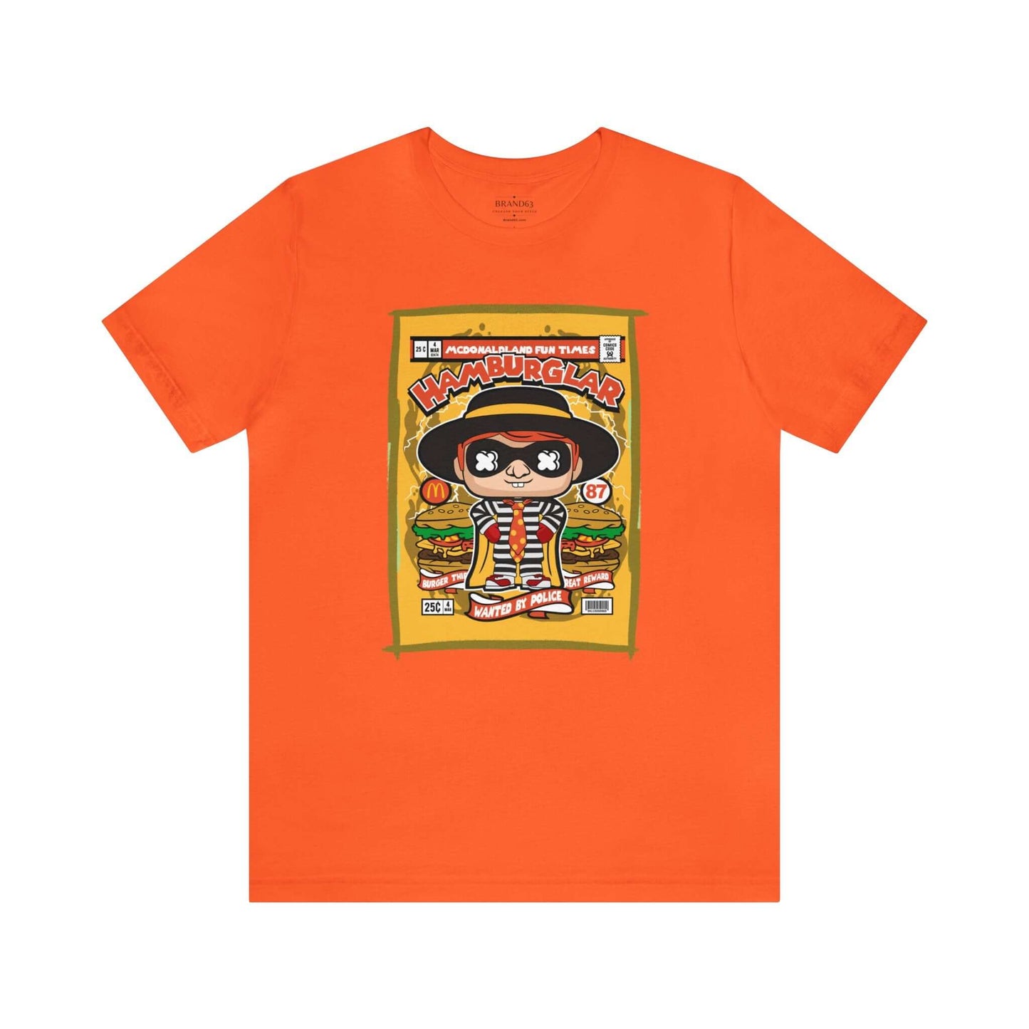 Hamburglar Retro Comic Book-Pop Art Graphic T-shirt, Brand63