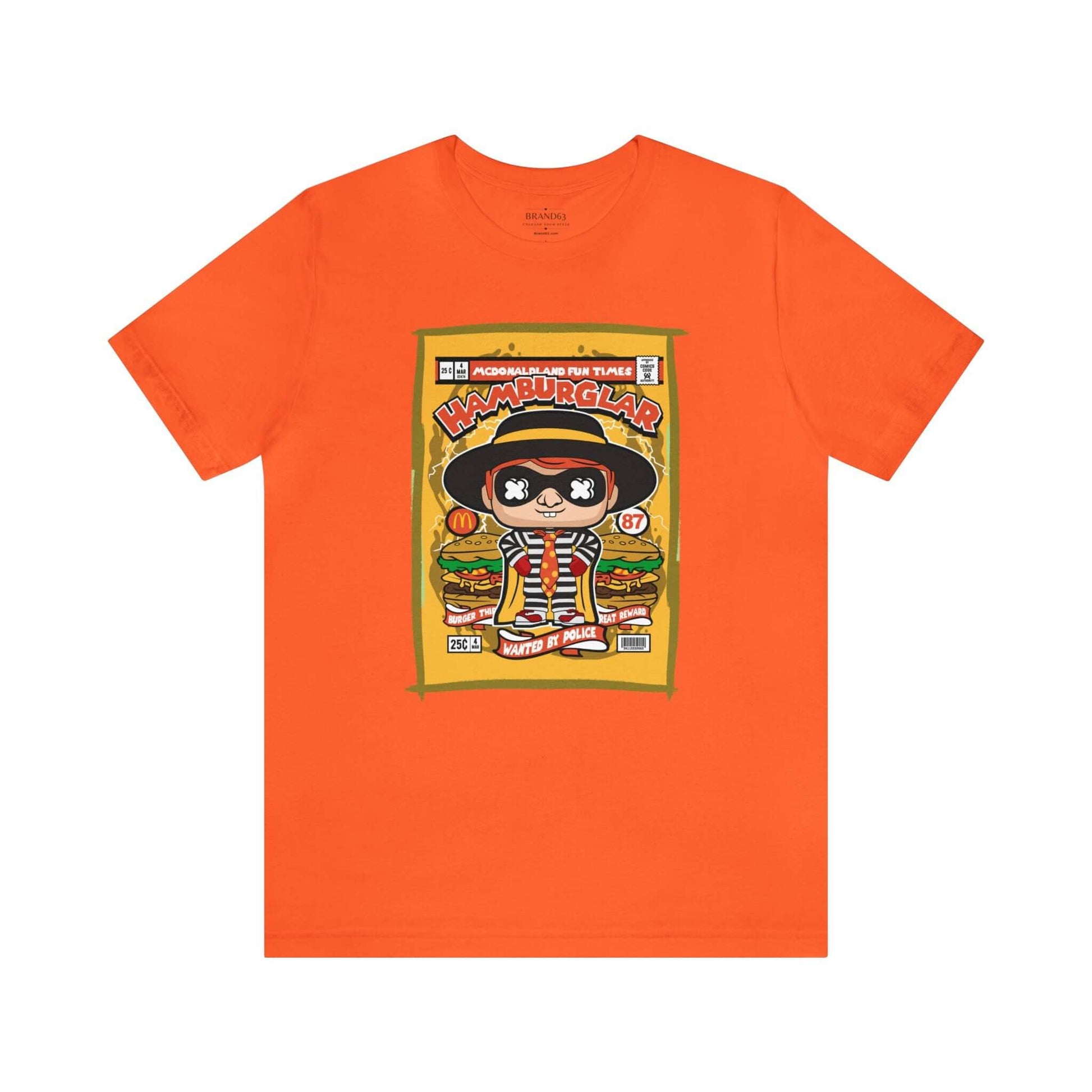 Hamburglar Retro Comic Book-Pop Art Graphic T-shirt, Brand63