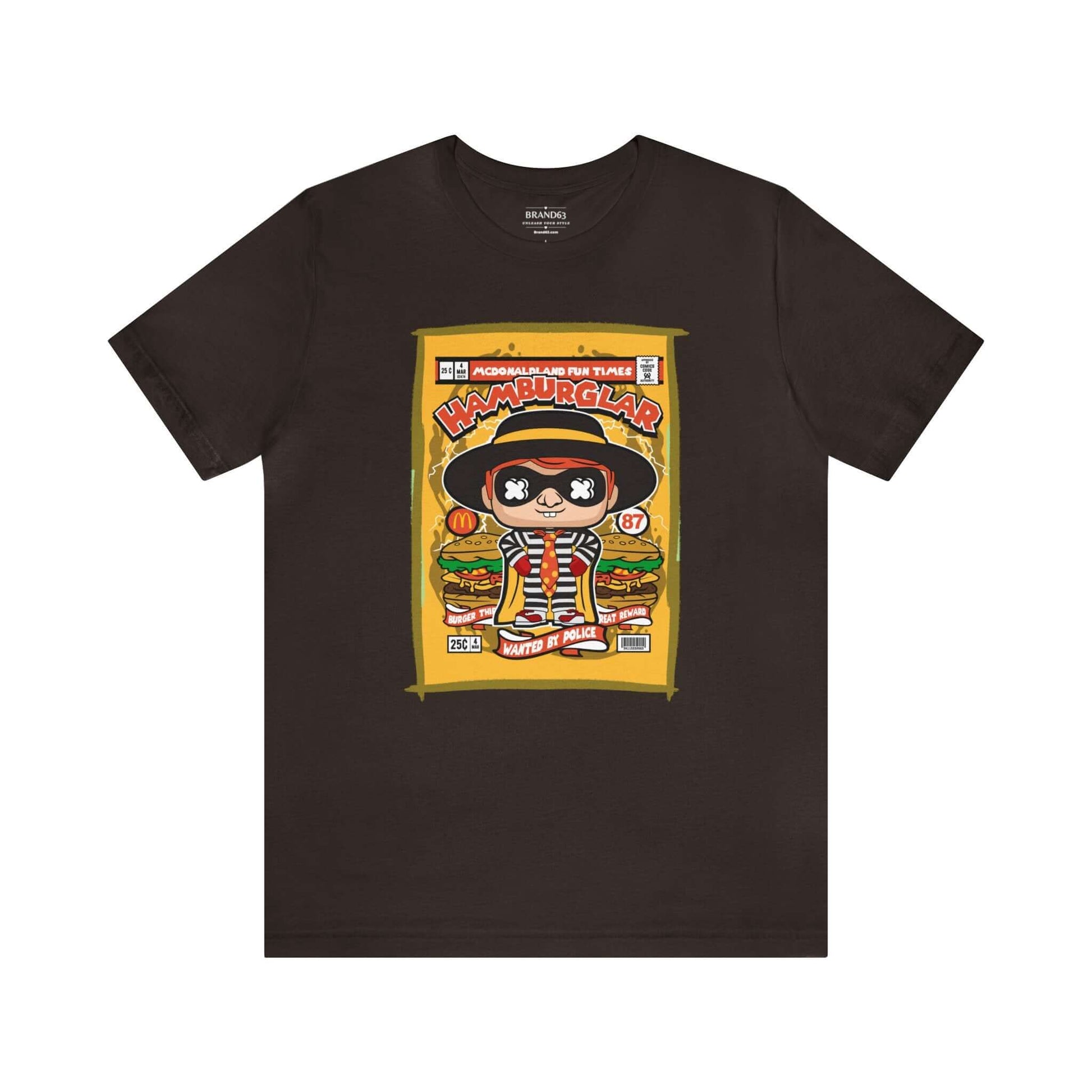 Hamburglar Retro Comic Book-Pop Art Graphic T-shirt, Brand63