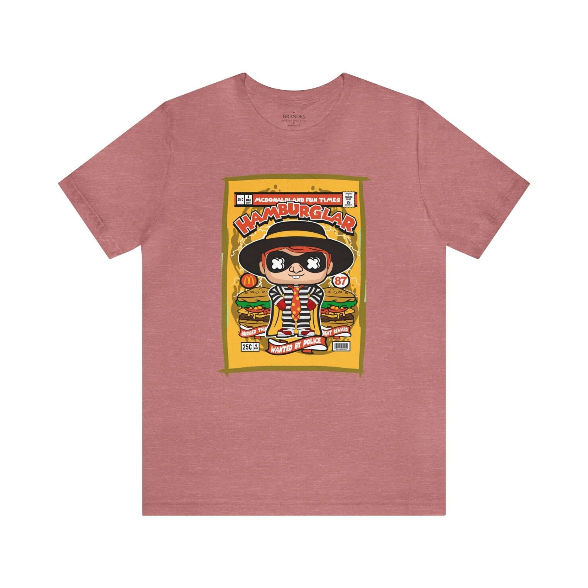 Hamburglar Retro Comic Book-Pop Art Graphic T-shirt, Brand63