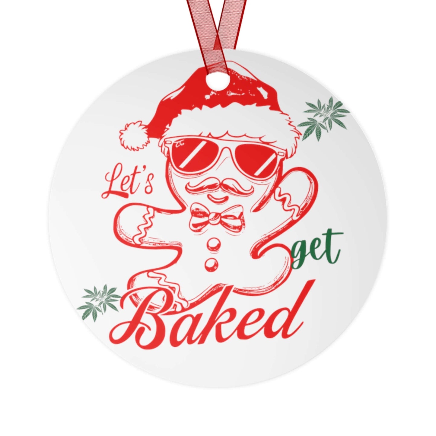 Happy Holidaze Cannabis Deluxe Christmas Ornament, Brand63