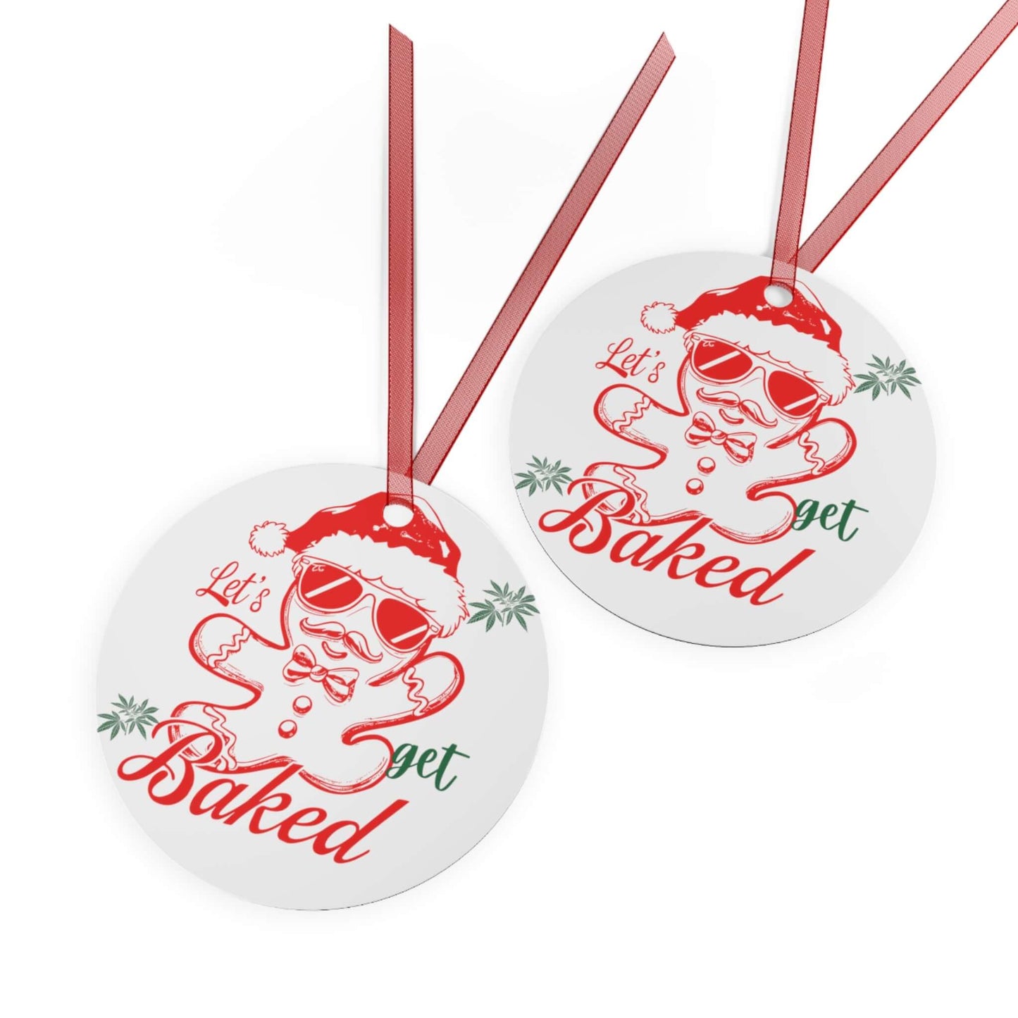 Happy Holidaze Cannabis Deluxe Christmas Ornament, Brand63