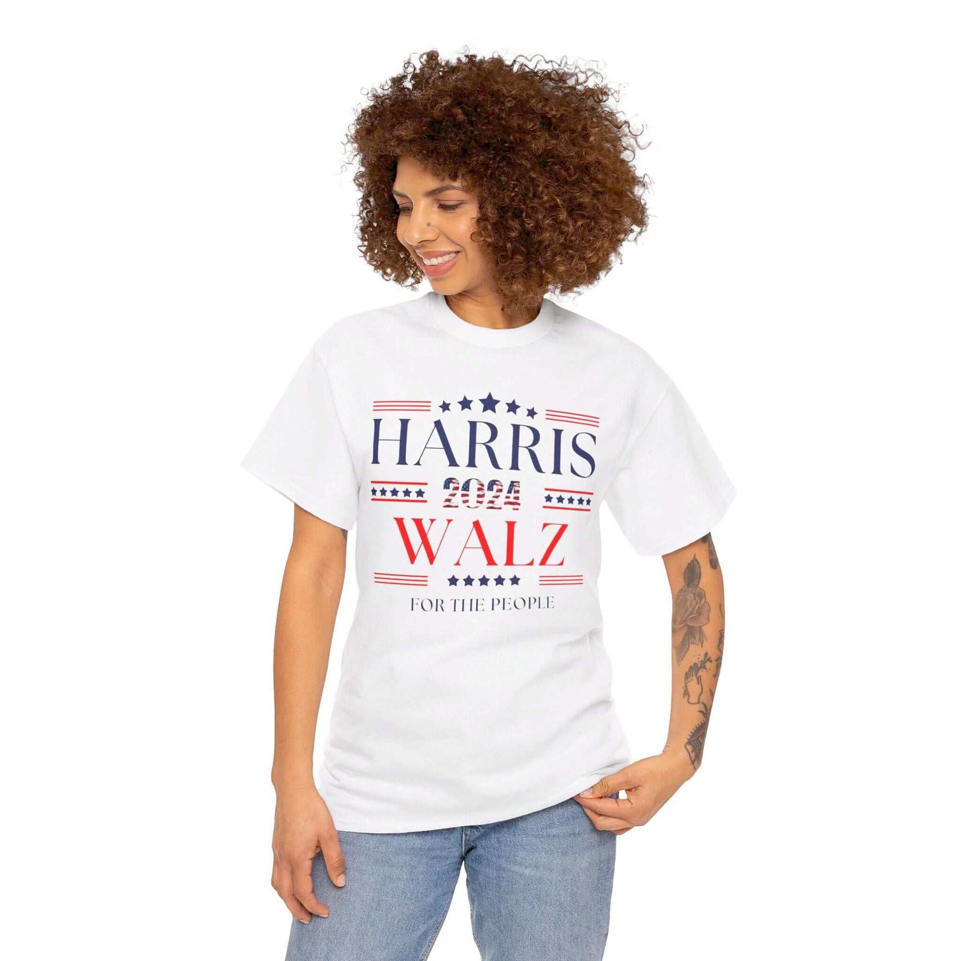 Harris / Walz 2024 Campaign Cotton T-Shirt, Brand63