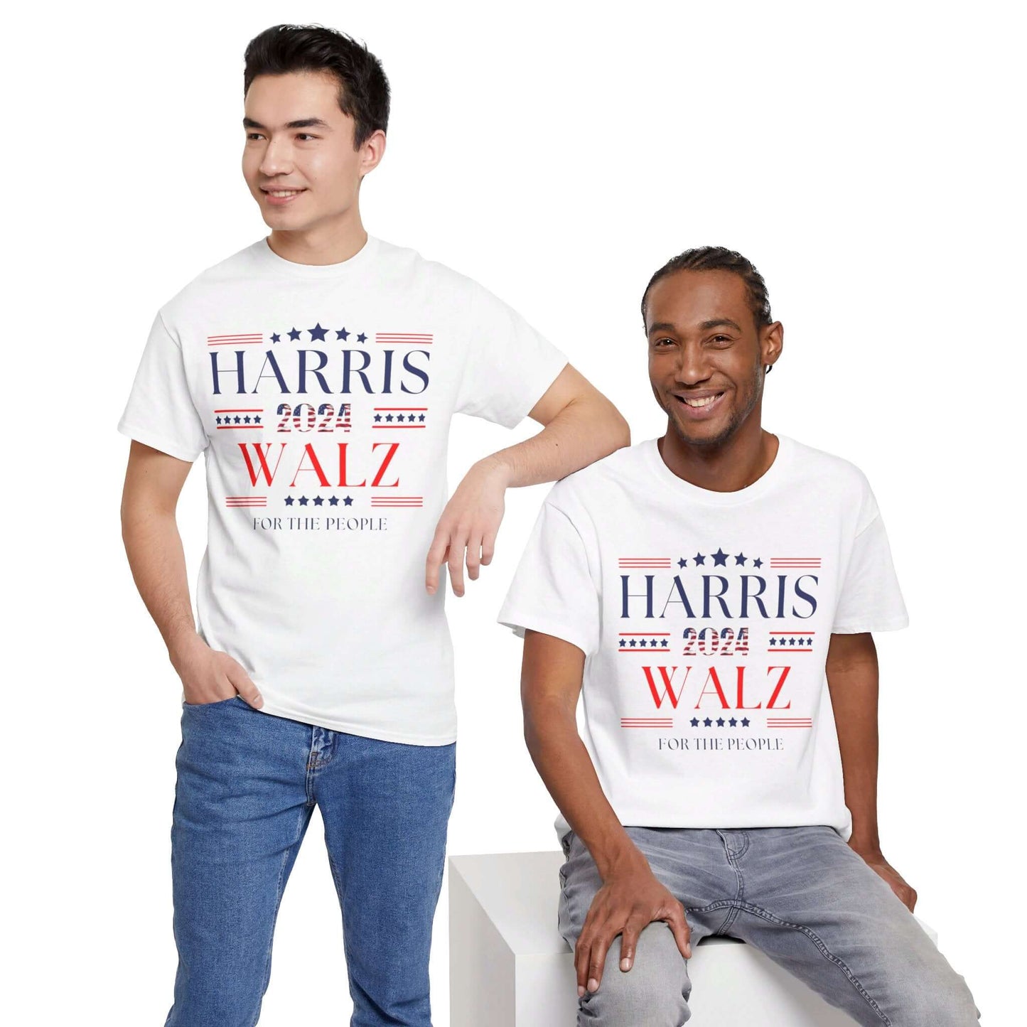 Harris / Walz 2024 Campaign Cotton T-Shirt, Brand63