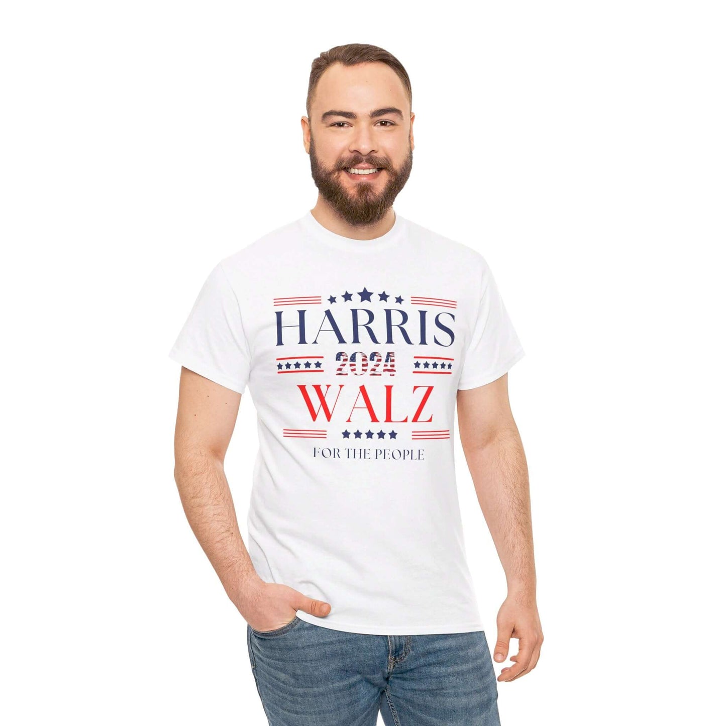Harris / Walz 2024 Campaign Cotton T-Shirt, Brand63