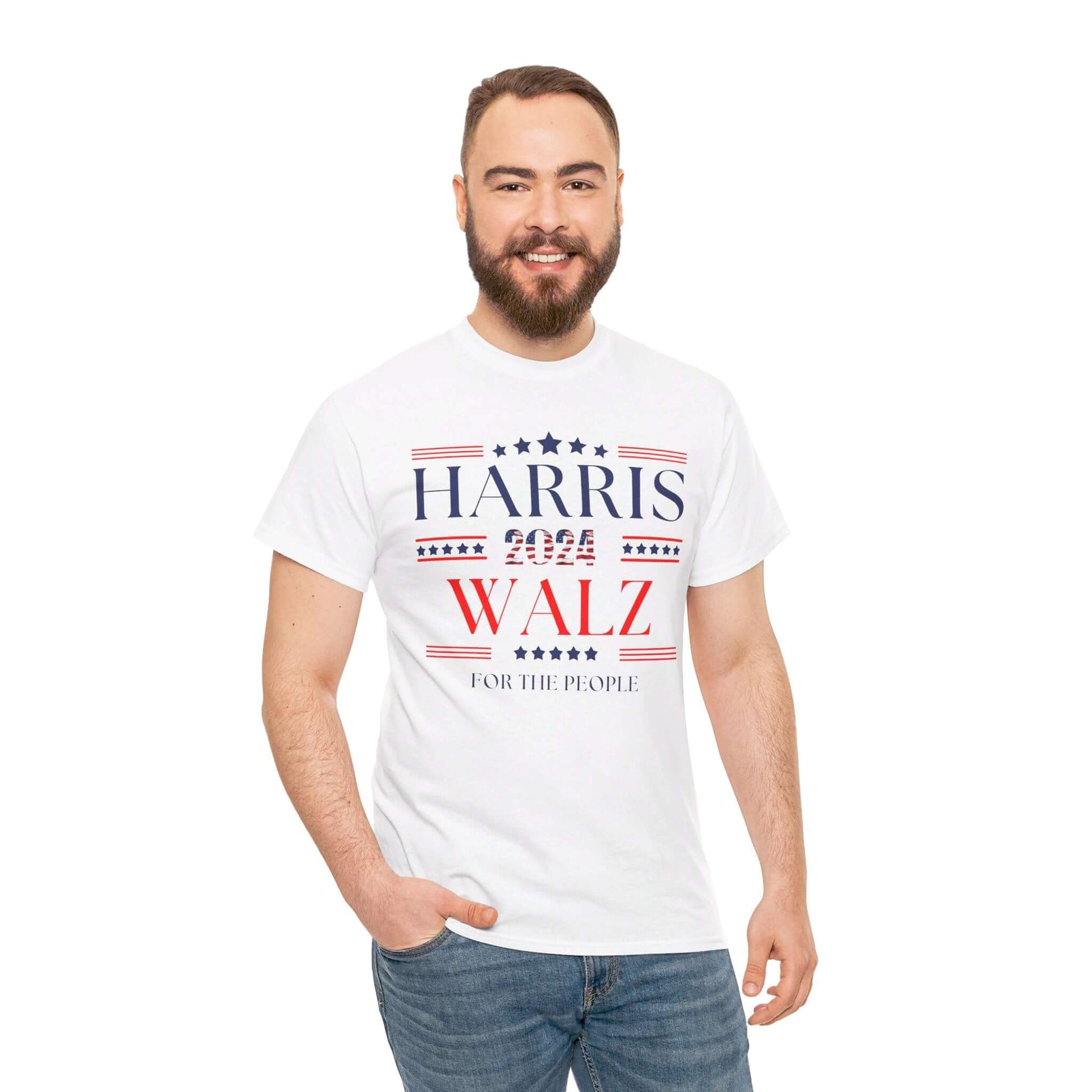 Harris / Walz 2024 Campaign Cotton T-Shirt, Brand63