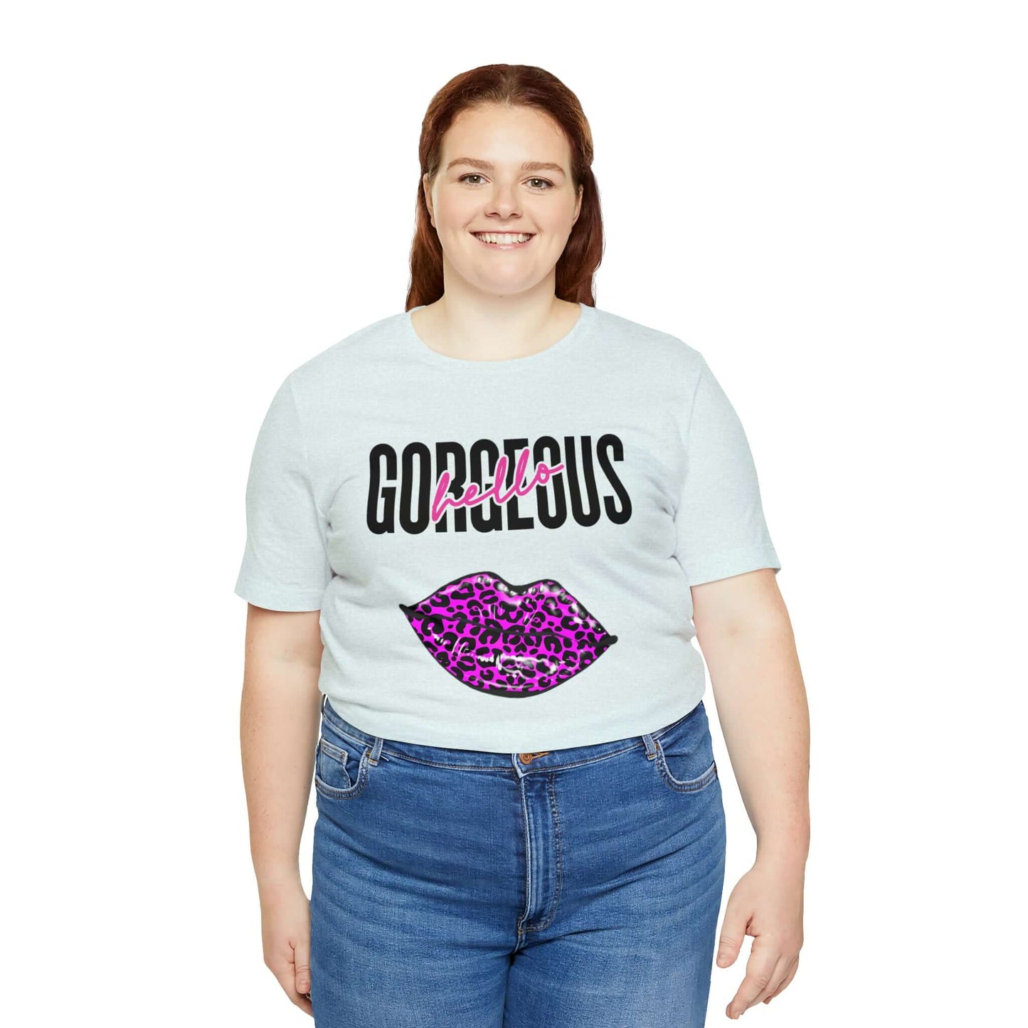 Hello Gorgeous! Jersey T-Shirt, Brand63