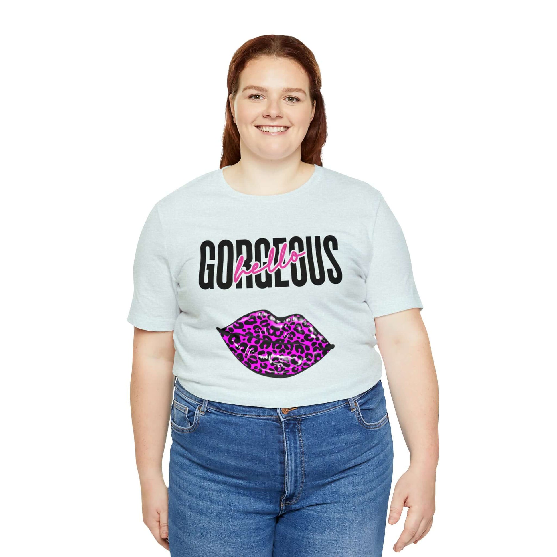 Hello Gorgeous! Jersey T-Shirt, Brand63