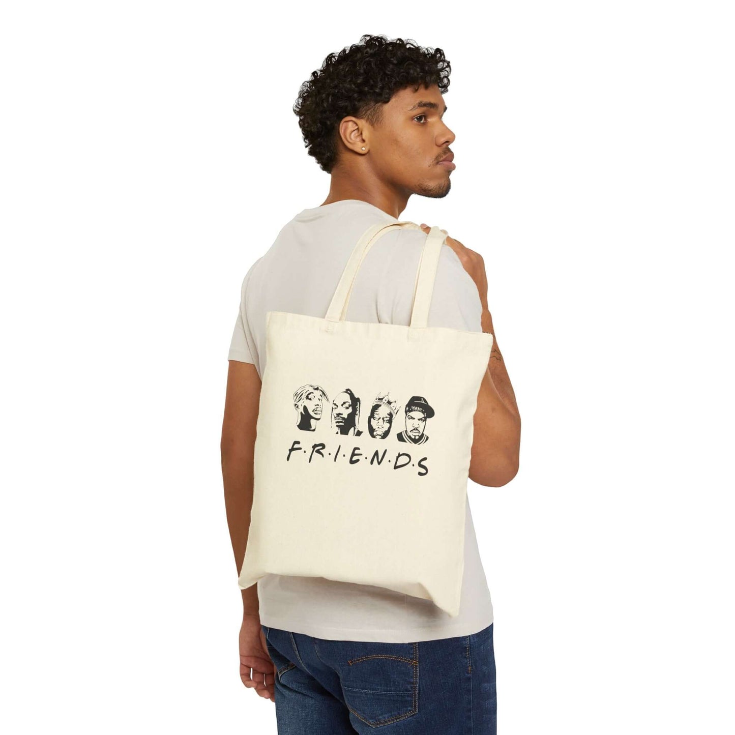 Hip Hop Greats - Cotton Canvas Tote Bag, Brand63
