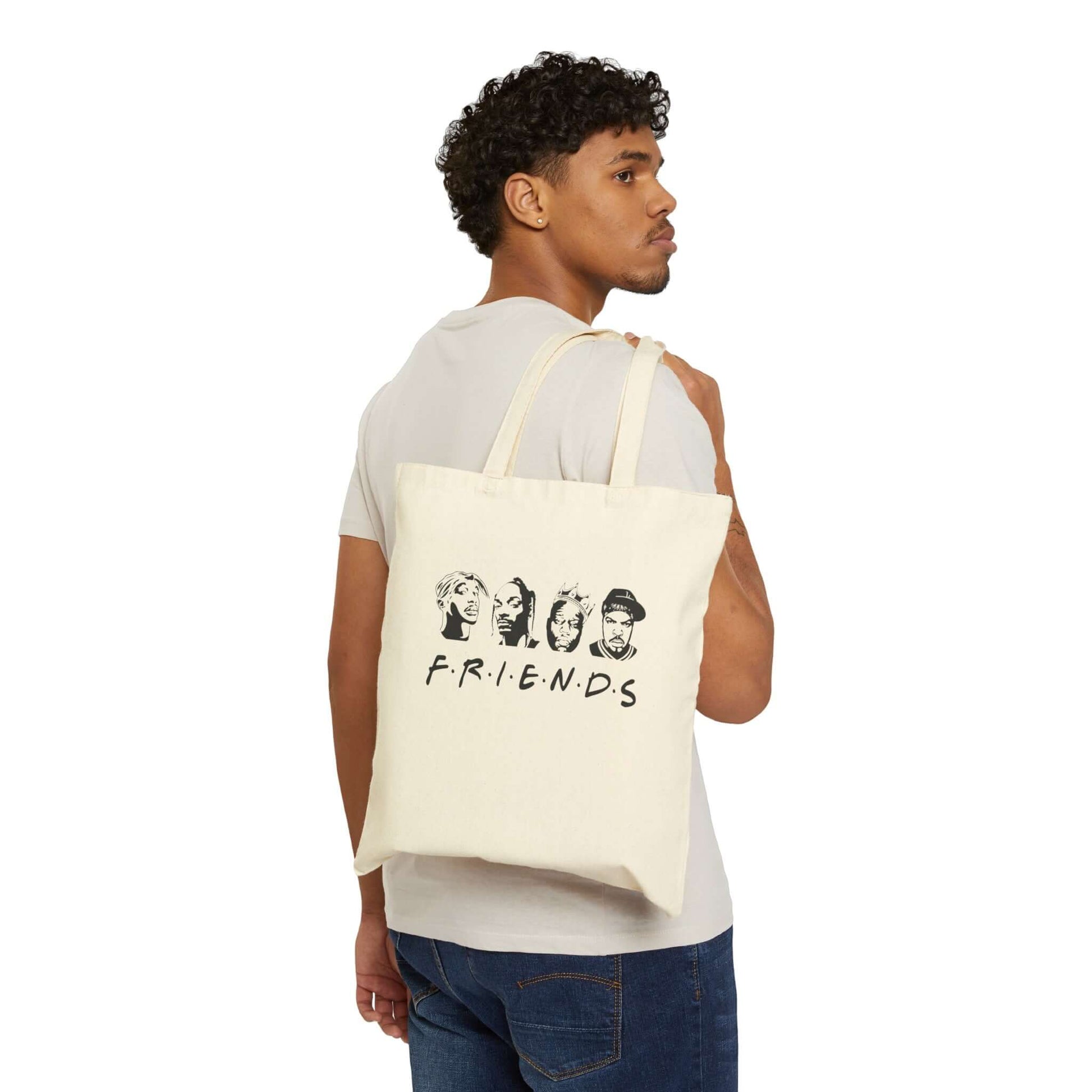 Hip Hop Greats - Cotton Canvas Tote Bag, Brand63