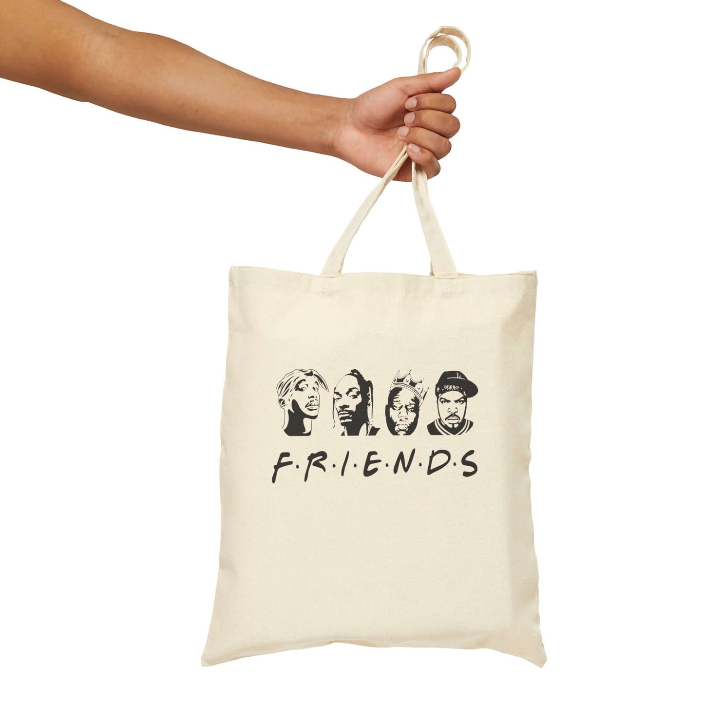 Hip Hop Greats - Cotton Canvas Tote Bag, Brand63