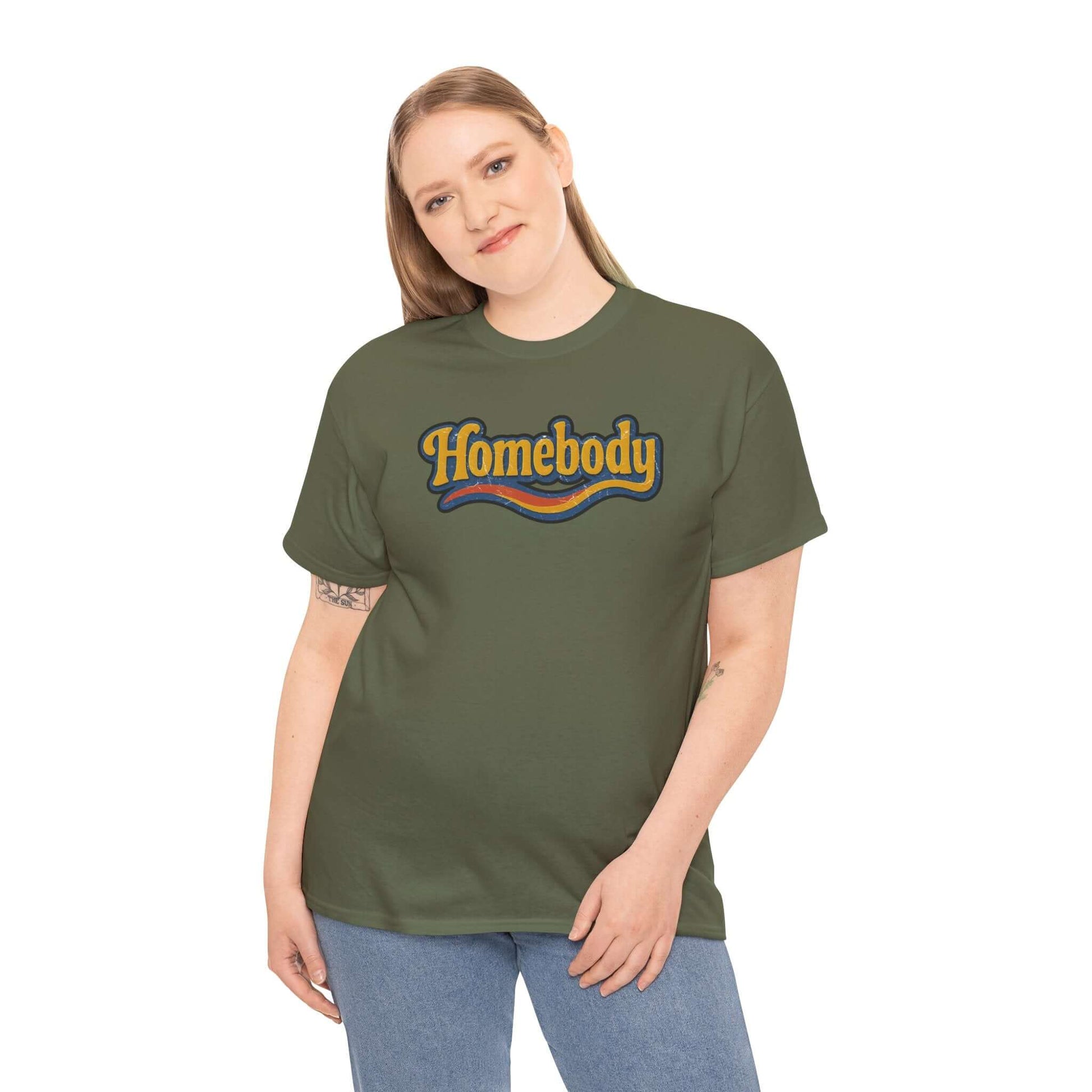 Homebody Retro Grunge Tee, Brand63
