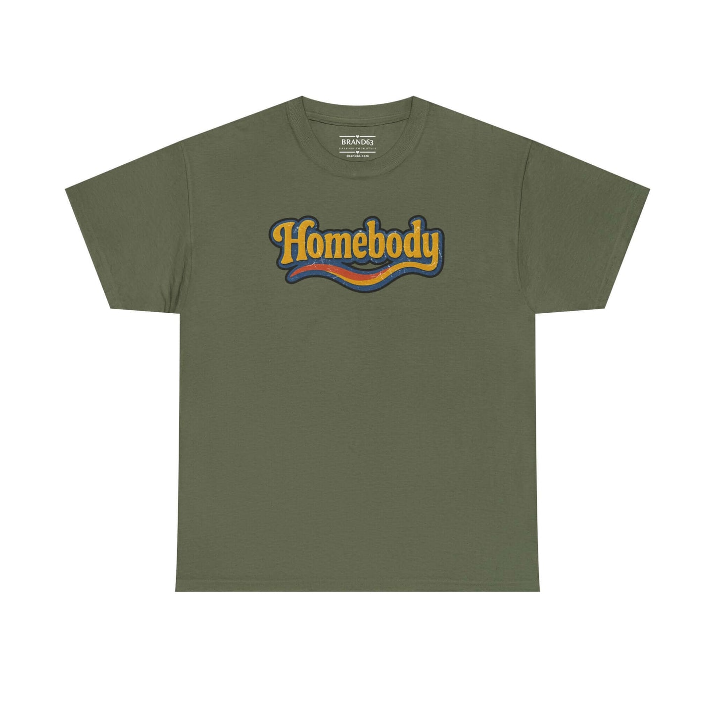 Homebody Retro Grunge Tee, Brand63