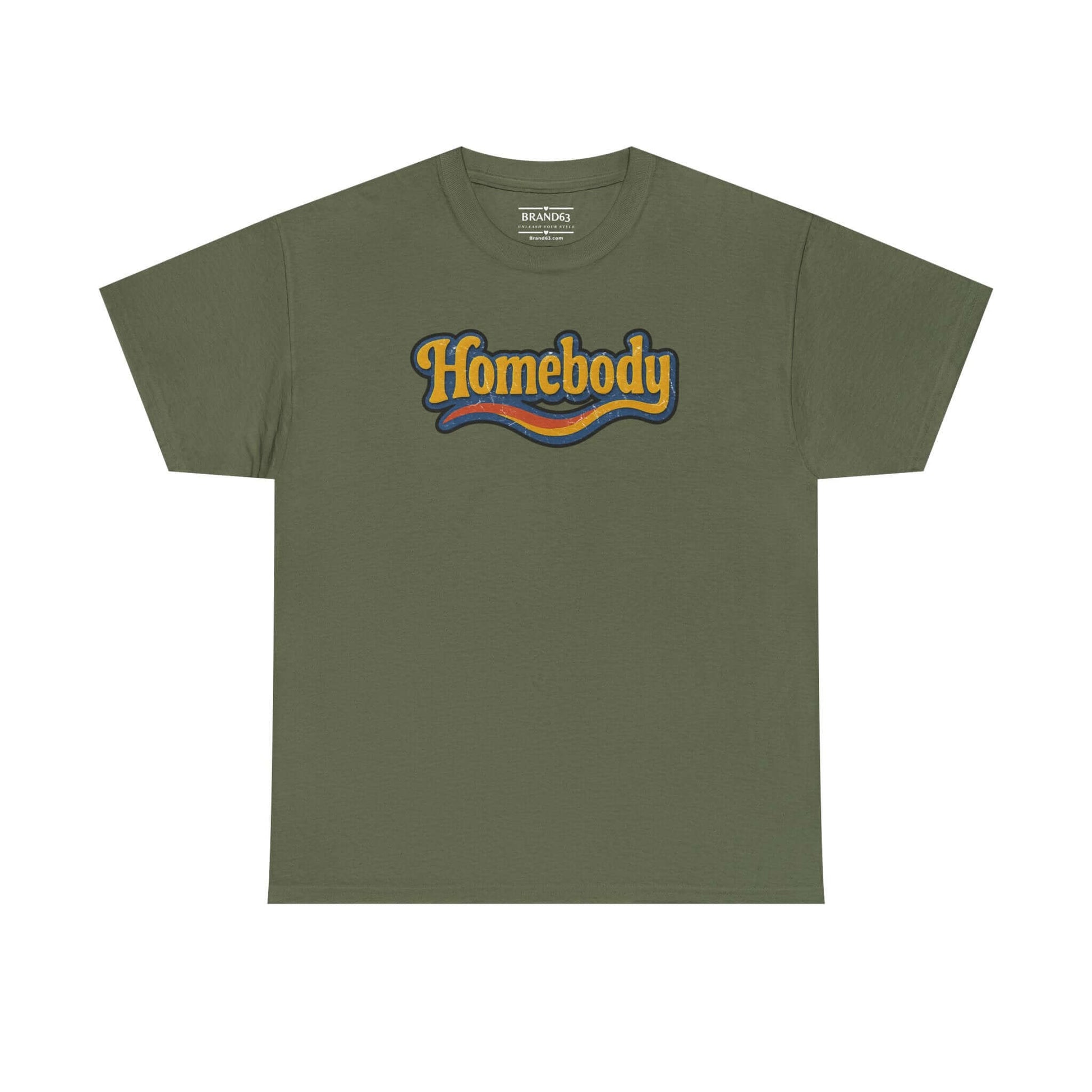 Homebody Retro Grunge Tee, Brand63