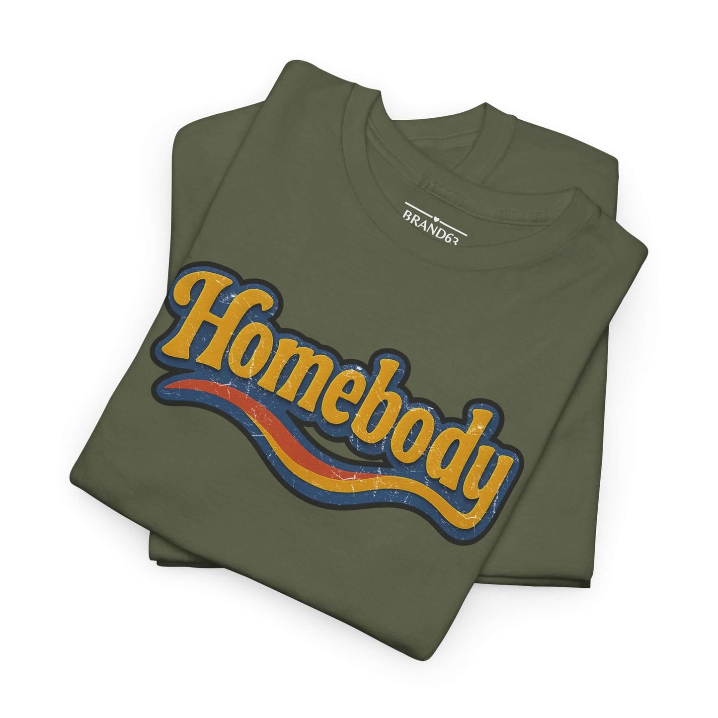Homebody Retro Grunge Tee, Brand63