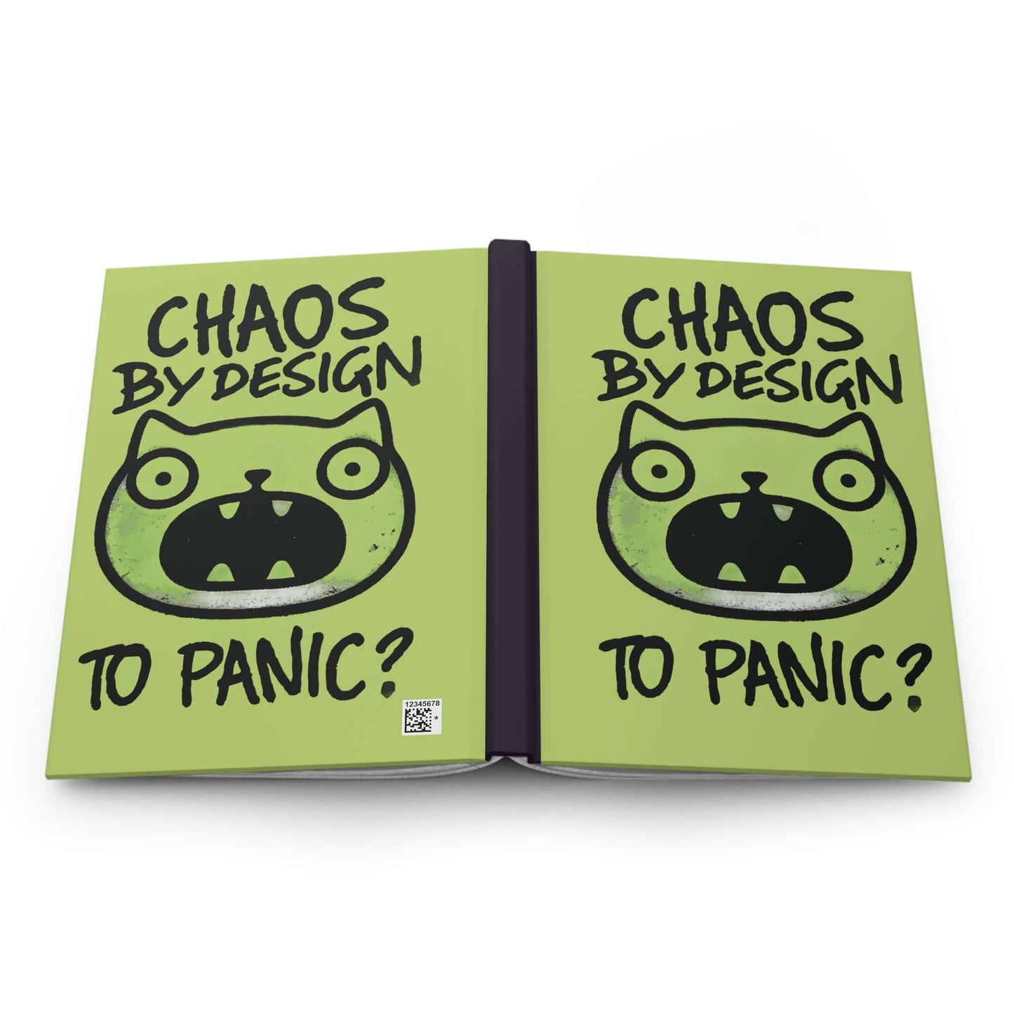 Humorous Hardcover Notebook/Journal - "Chaos by Design", Brand63