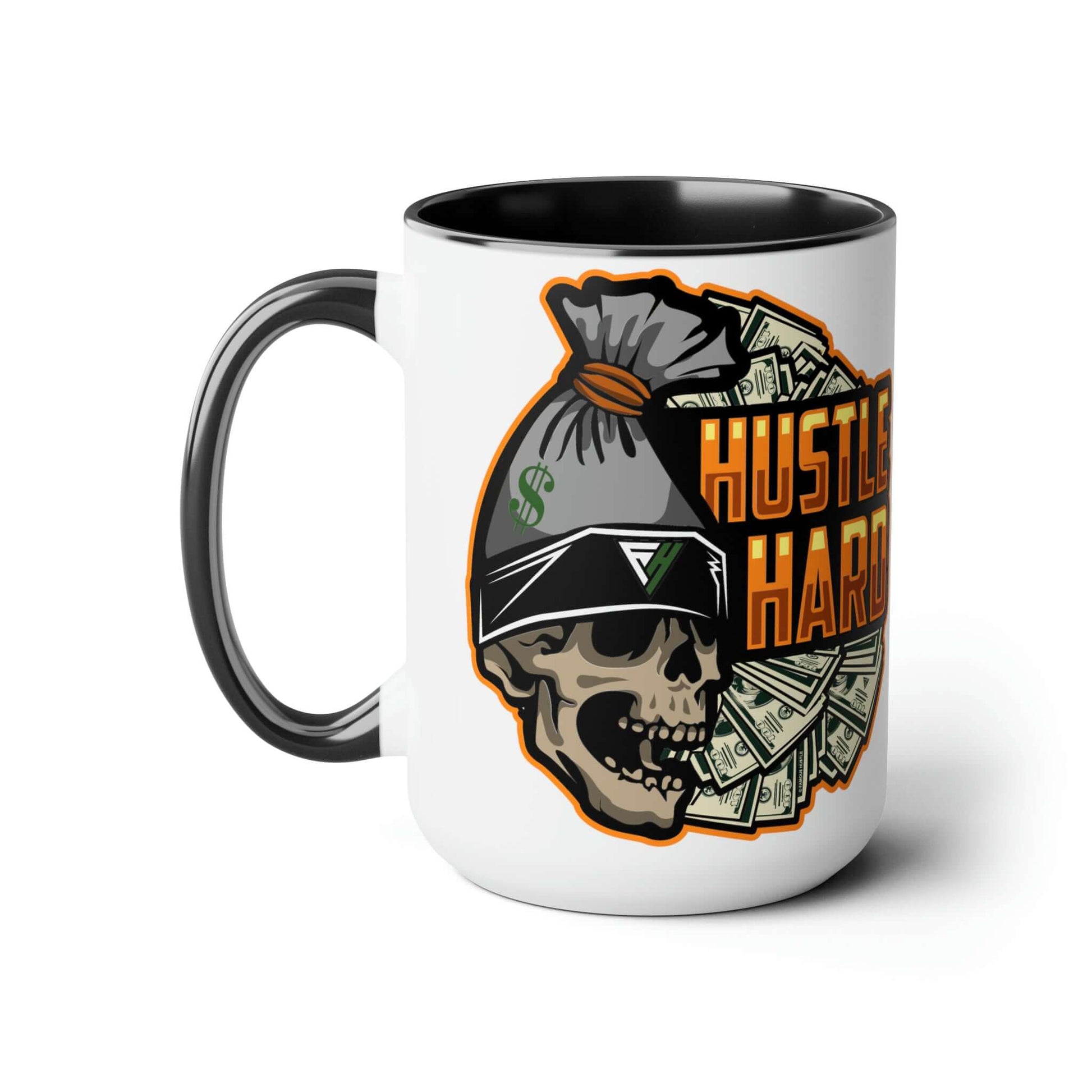 Hustle Hard Urban Coffee Mugs, 15oz, Brand63