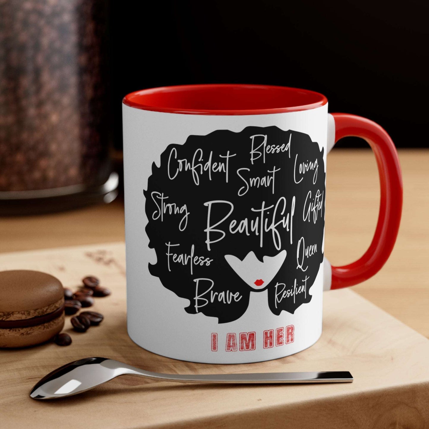 I AM HER Ceramic Mug, Brand63