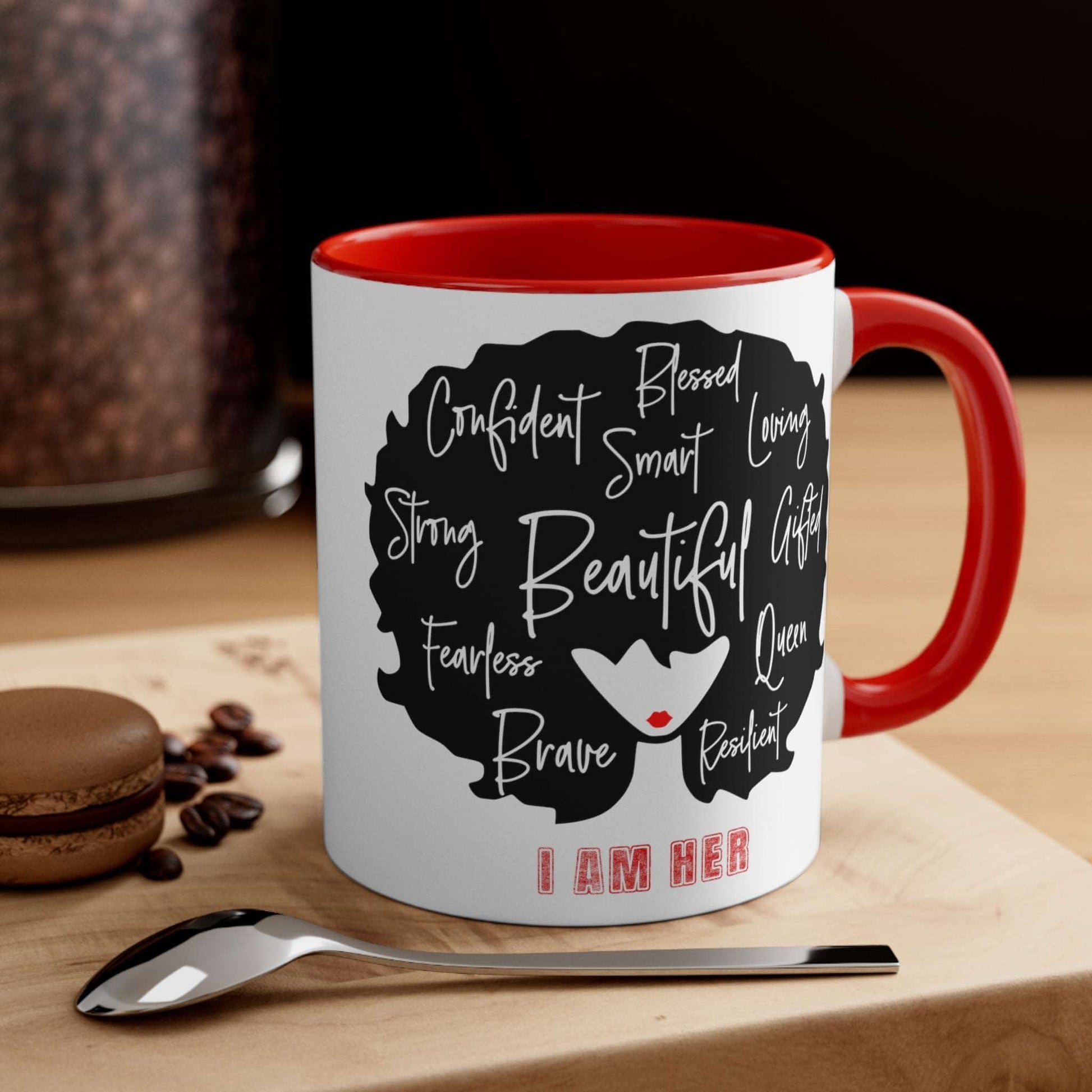 I AM HER Ceramic Mug, Brand63