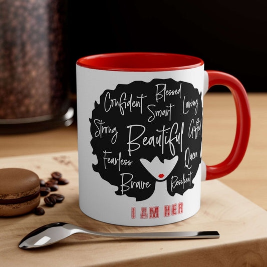 I AM HER Ceramic Mug, Brand63