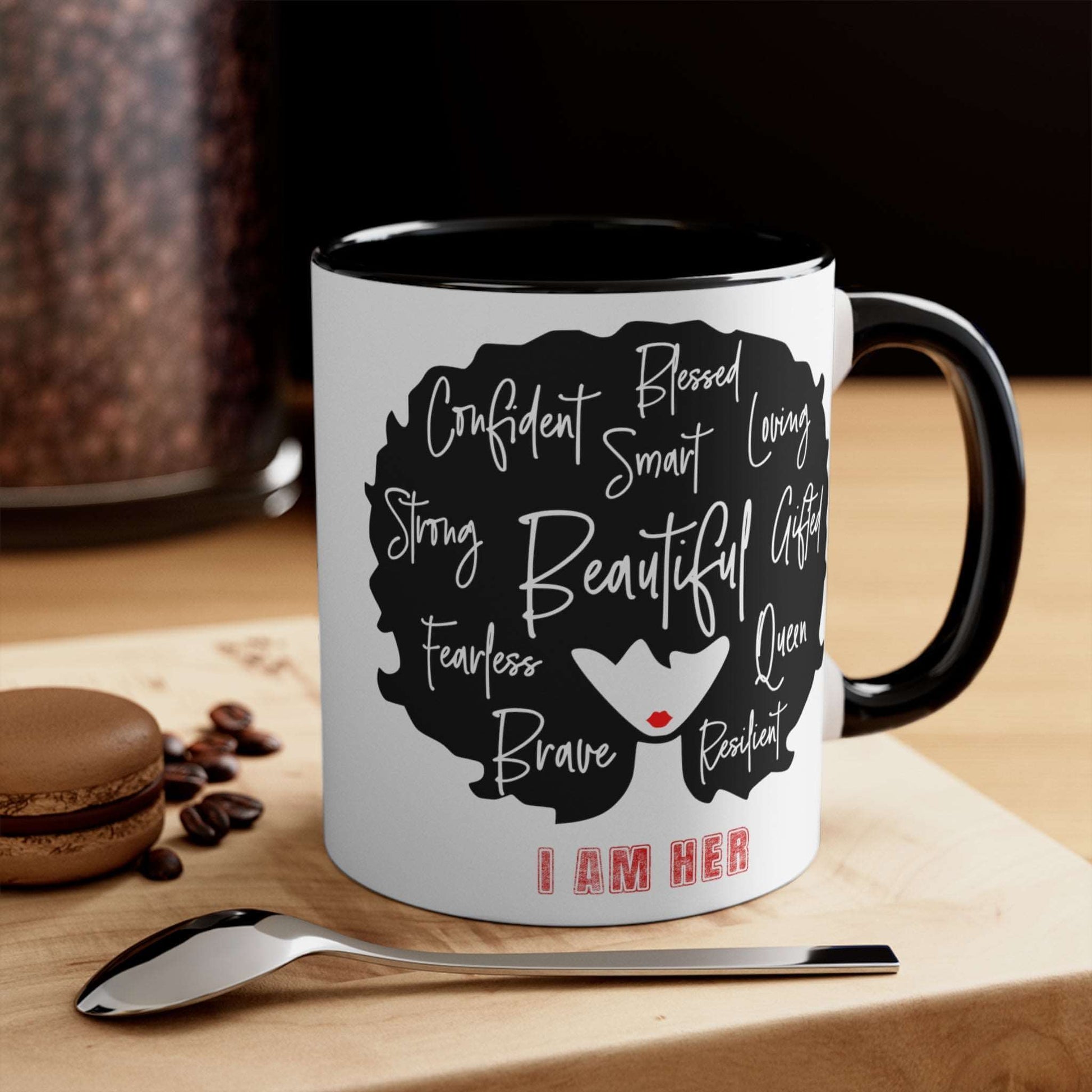 I AM HER Ceramic Mug, Brand63
