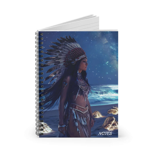 Indigenous Beaches Premium Spiral Notebook Journal, Brand63