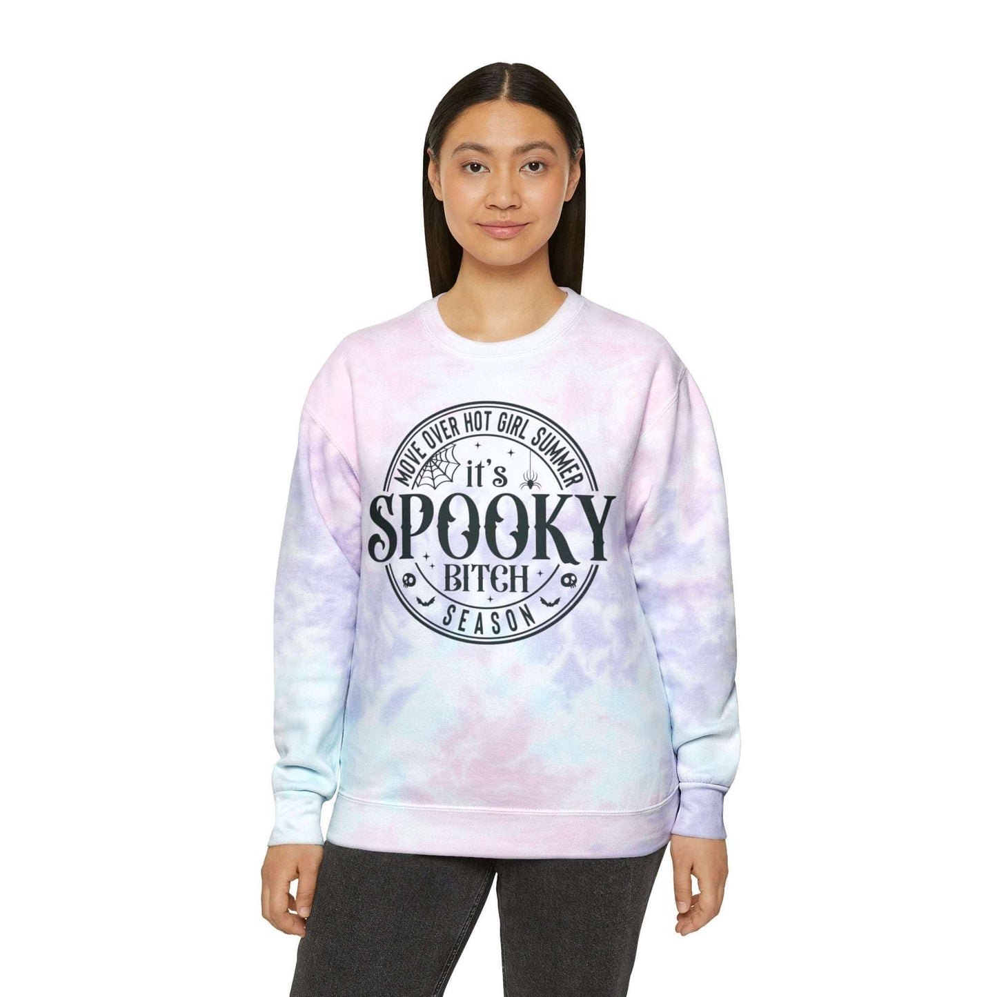 "It's Spooky Bitch Season" - The Tie-Dye Sweatshirt That Defines A Sassy Halloween | Best Deals & Free Shipping | Best Deals & Free Shipping | Best Deals & Free Shipping, Brand63